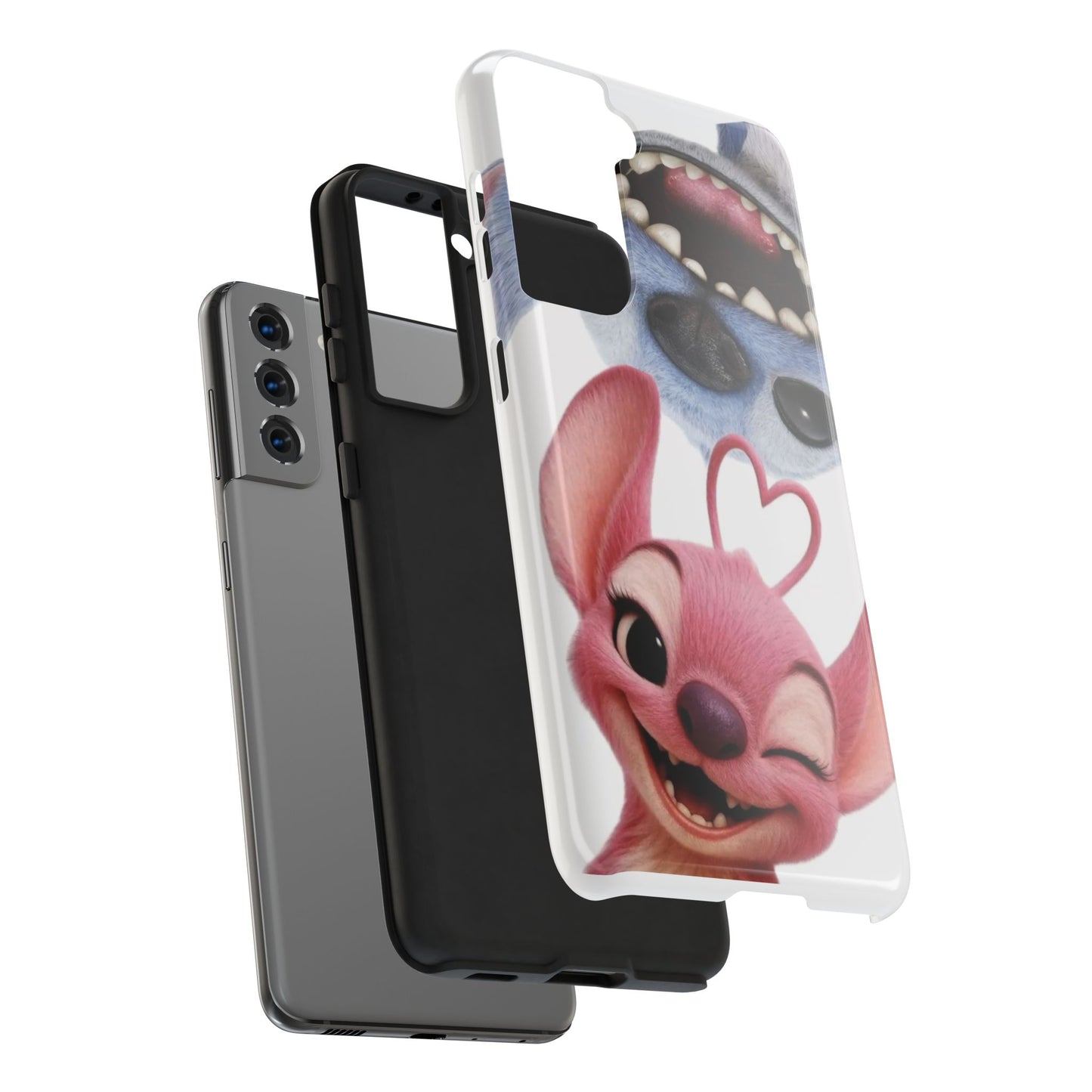 Playful Cartoon Phone Cases - Tough Cases for Kids & Teens, Cute Gift for Birthdays, Fun Accessories, Protection Cases, Character Design