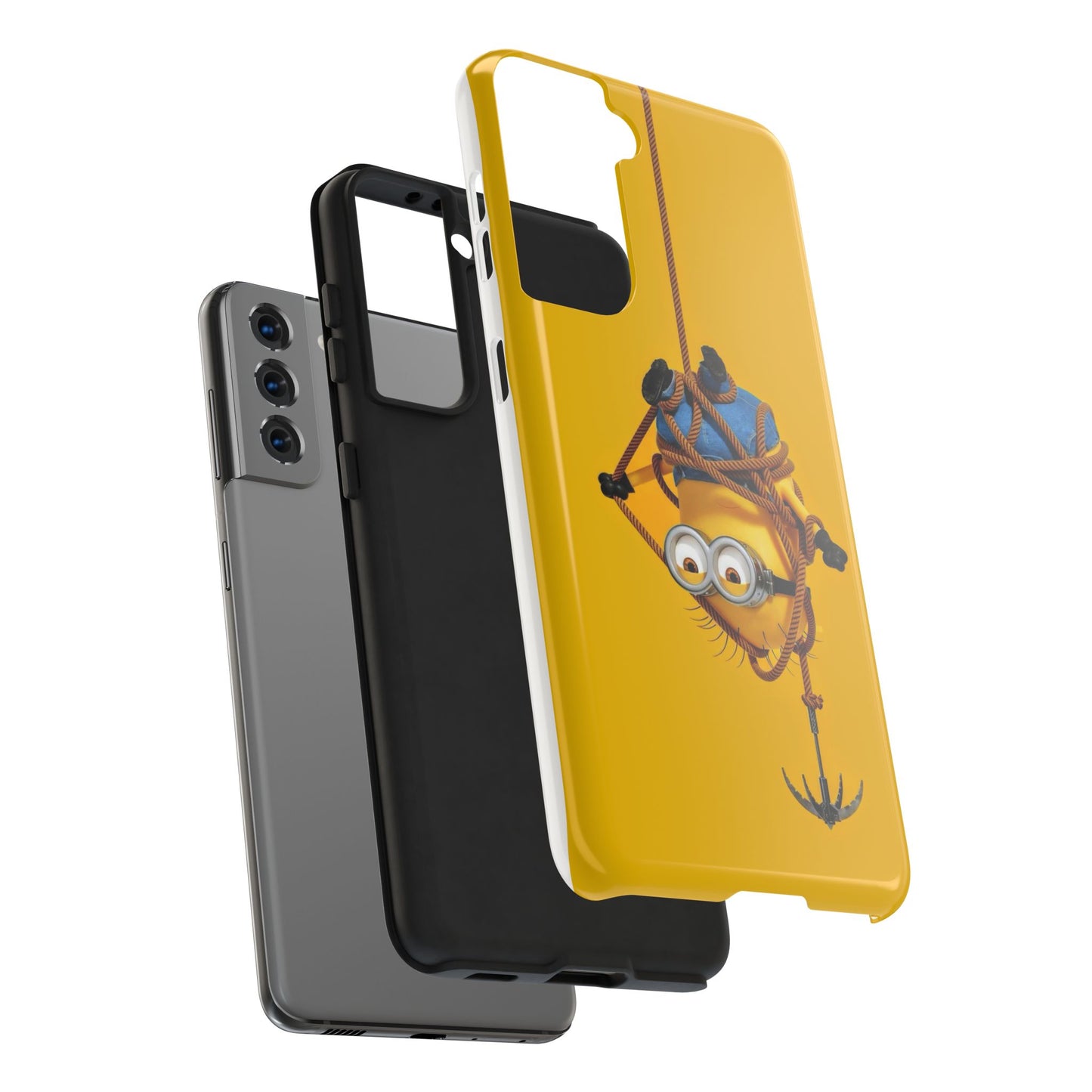 Playful Minion Phone Cases, Tough Phone Covers, Fun Tech Accessories, Gifts for Kids, Unique Cell Phone Cases