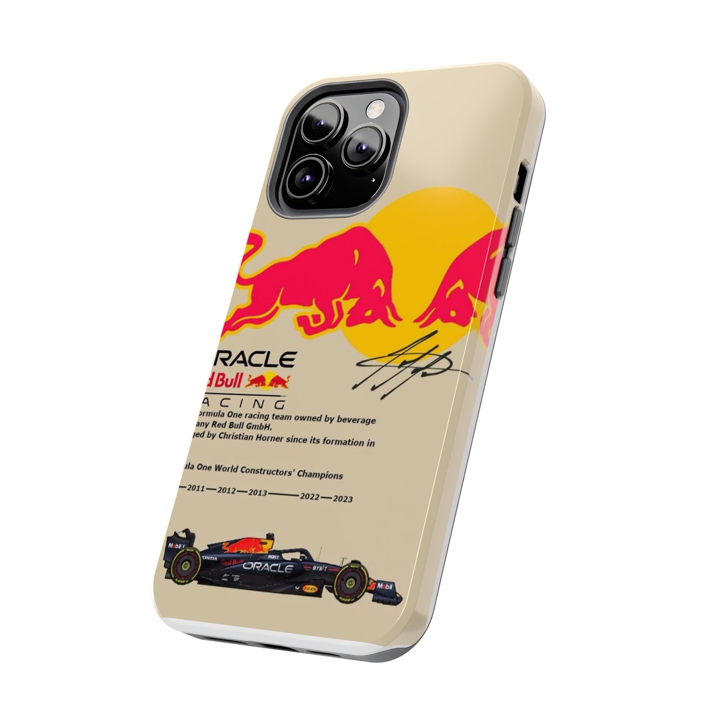 Red Bull Racing Tough Phone Cases | Stylish & Durable Cases for Racing Fans, Gift for Car Lovers, Unique Phone Accessories