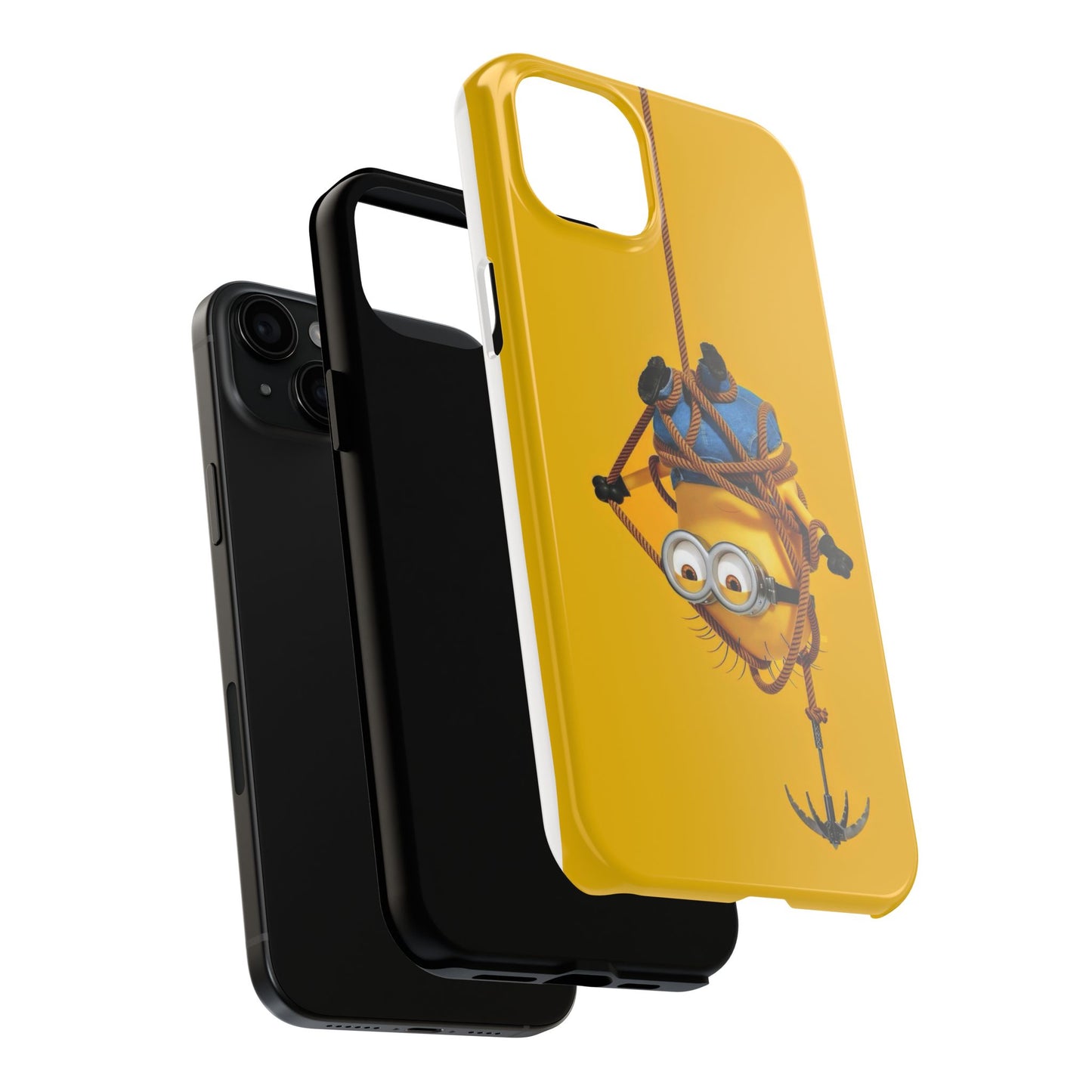 Playful Minion Phone Cases, Tough Phone Covers, Fun Tech Accessories, Gifts for Kids, Unique Cell Phone Cases