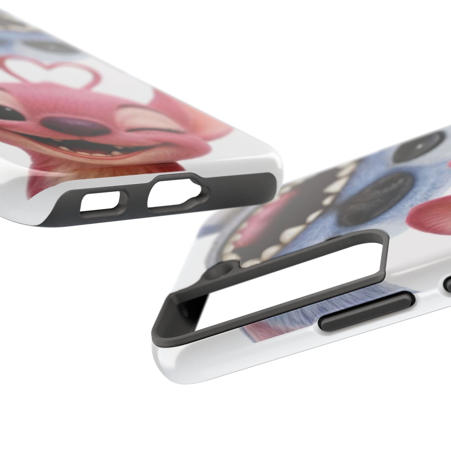 Playful Cartoon Phone Cases - Tough Cases for Kids & Teens, Cute Gift for Birthdays, Fun Accessories, Protection Cases, Character Design