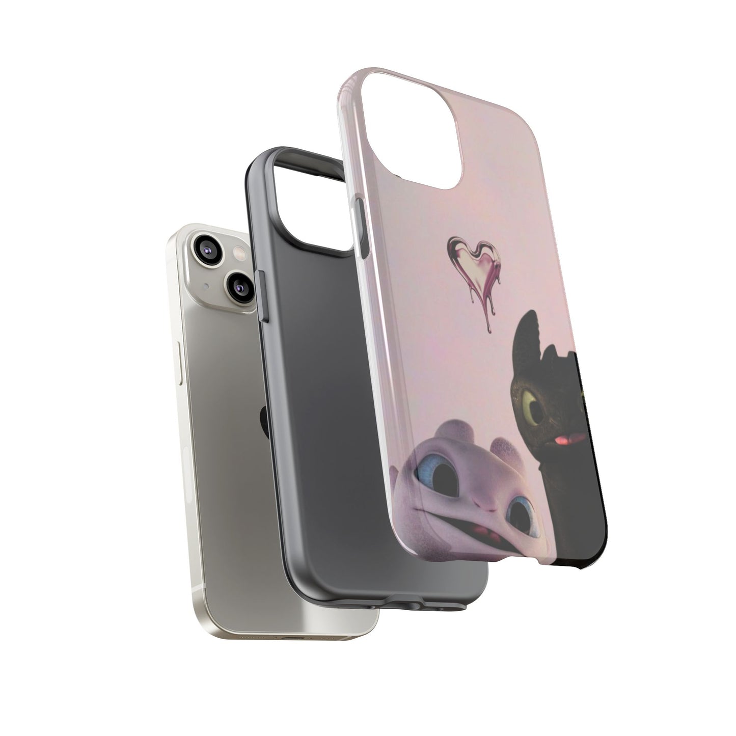 Cute Character Phone Case, Durable Protection, Gift for Kids, Birthday, Cartoon Lovers, Fun Accessories