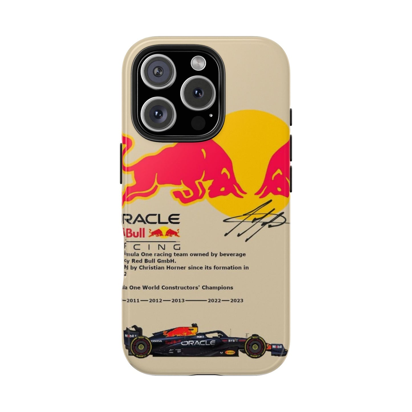 Red Bull Racing Tough Phone Cases | Stylish & Durable Cases for Racing Fans, Gift for Car Lovers, Unique Phone Accessories