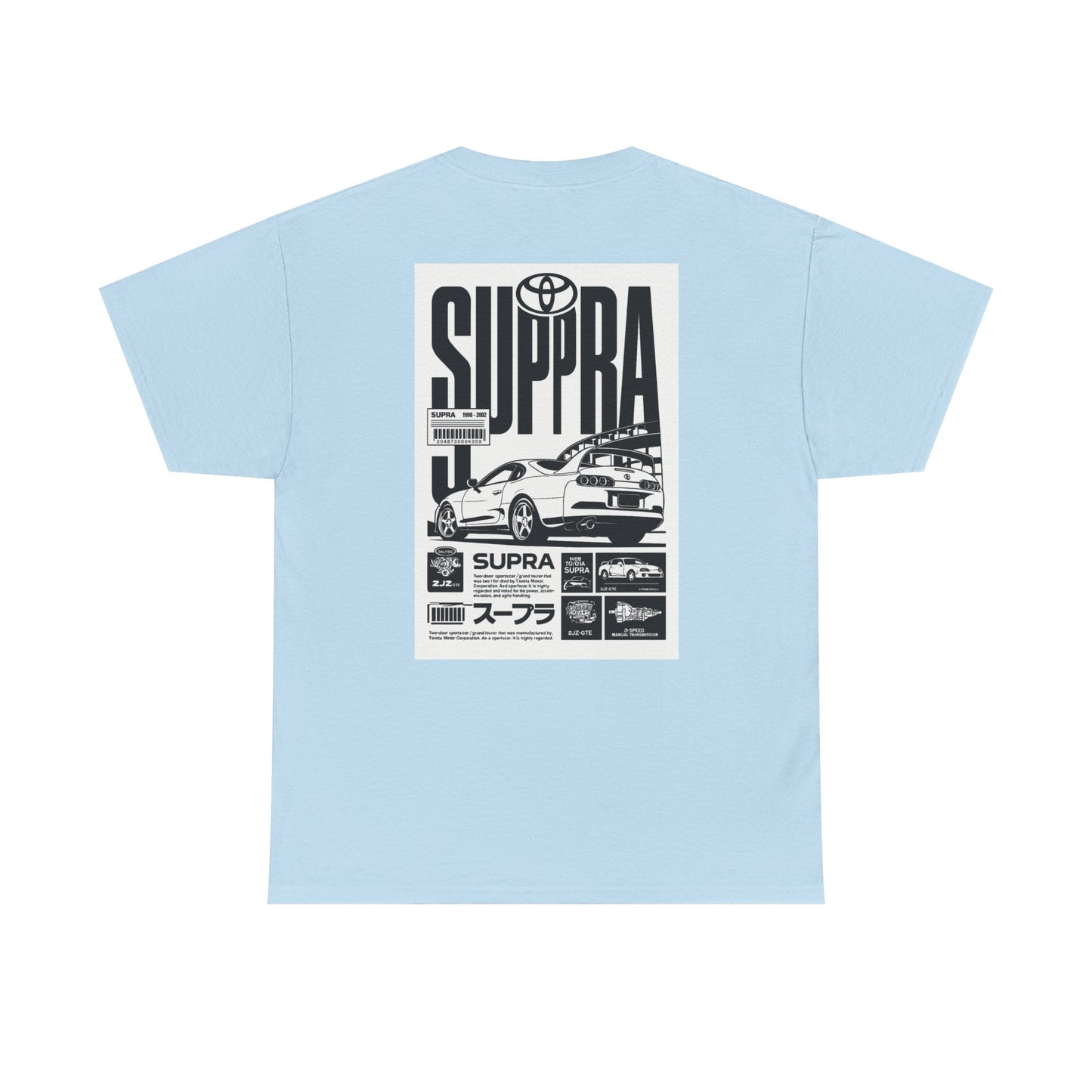 Toyota Supra Vintage Tee, Retro Car Shirt, Unisex Heavy Cotton T-Shirt, Classic Car Apparel, Racing Gift for Enthusiasts, Car Lover Top