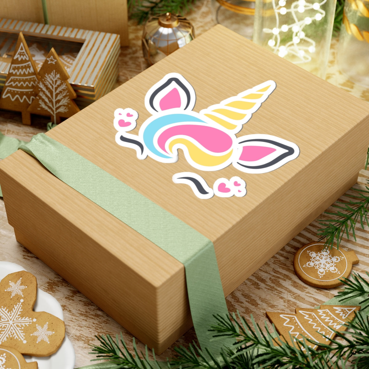 Cute Unicorn Kiss-Cut Stickers | Fun Laptop Decals, Sweet Gifts for Kids, Party Favors, Decor