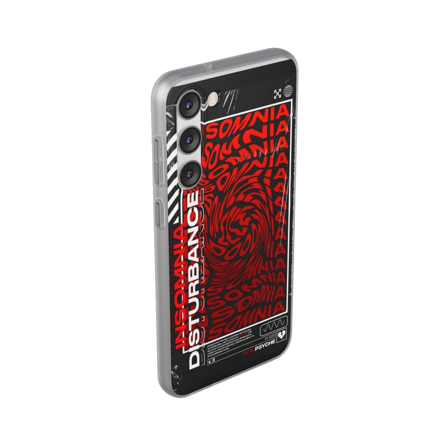 Insomnia Flexi Cases | Stylish Phone Cover for Night Owls, Unique Design, Perfect Gift for Students, Trendy Accessory, Phone Protection