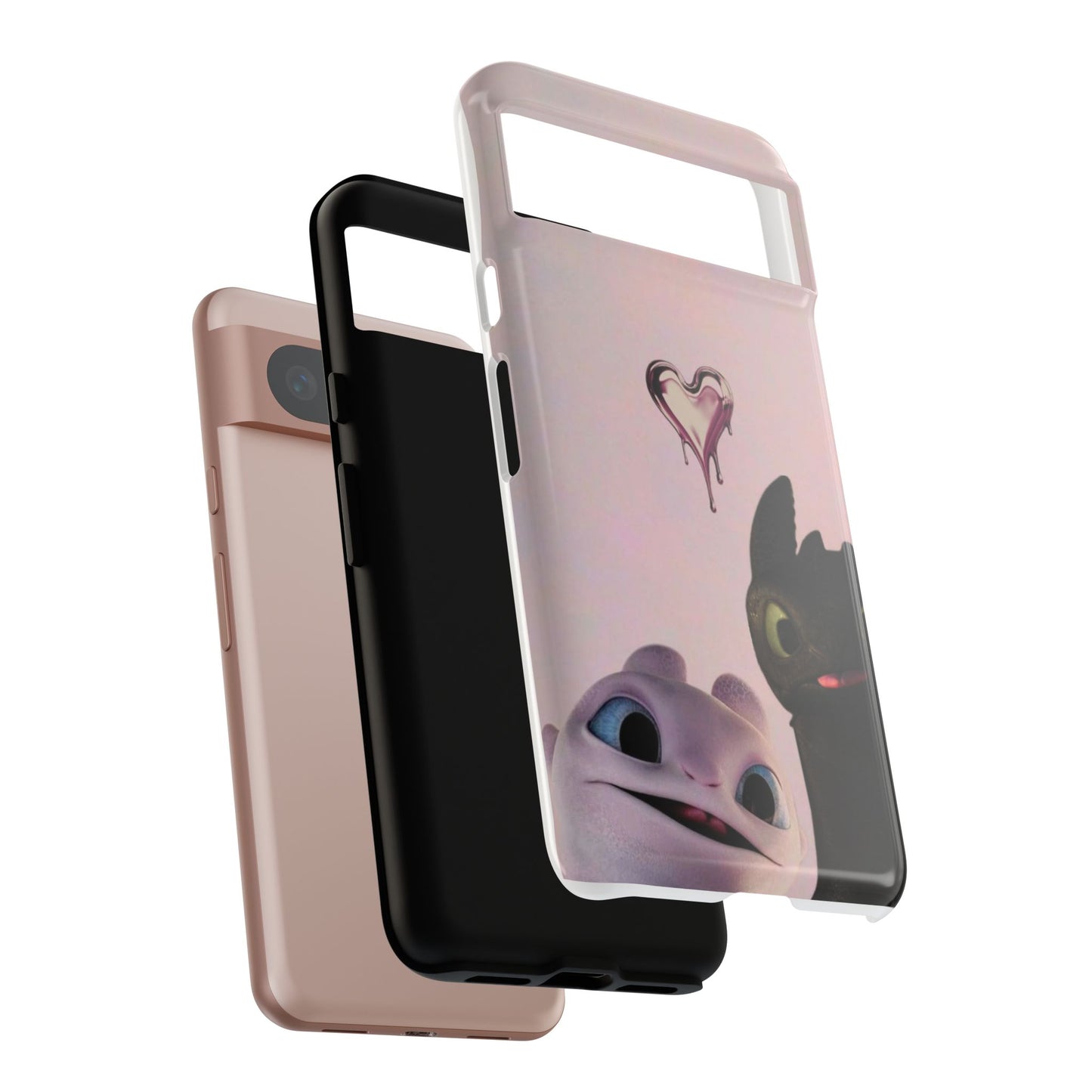 Cute Character Phone Case, Durable Protection, Gift for Kids, Birthday, Cartoon Lovers, Fun Accessories