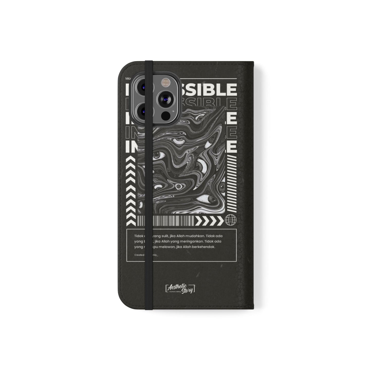 Stylish Flip Phone Cases, Personalized Phone Wallet, Minimalist Tech Accessory, Gift for Him/Her, Unique Phone Cover