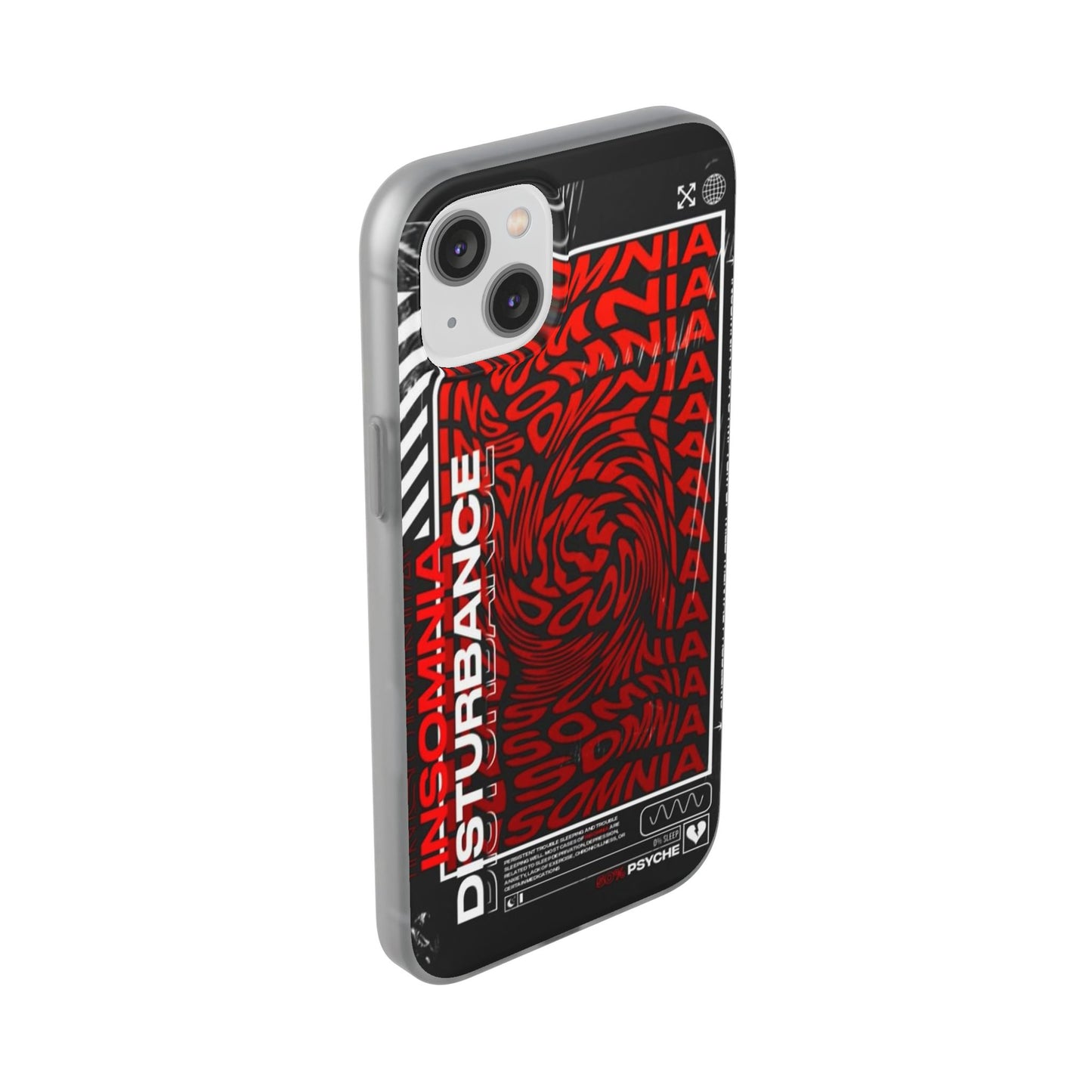 Insomnia Flexi Cases | Stylish Phone Cover for Night Owls, Unique Design, Perfect Gift for Students, Trendy Accessory, Phone Protection