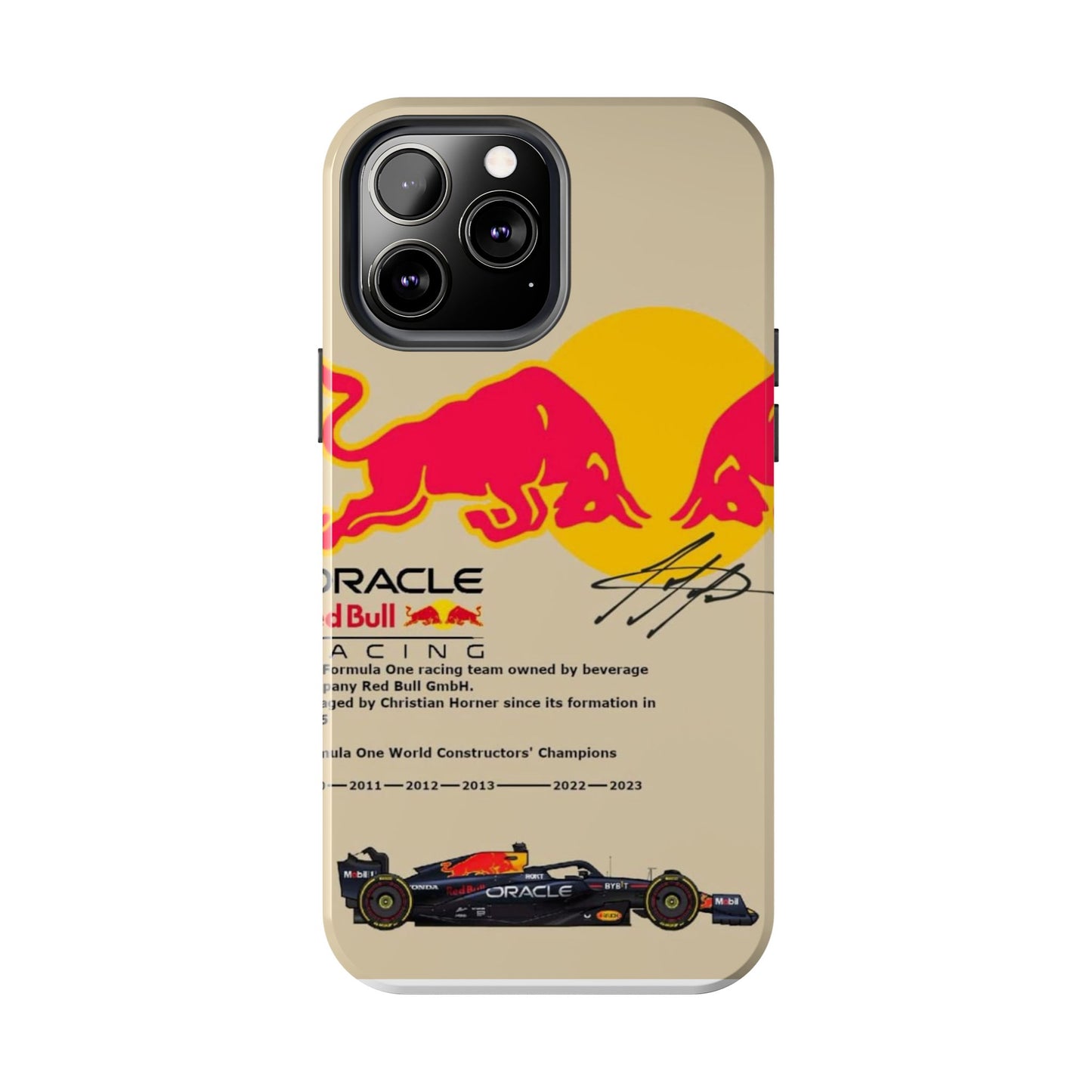 Red Bull Racing Tough Phone Cases | Stylish & Durable Cases for Racing Fans, Gift for Car Lovers, Unique Phone Accessories