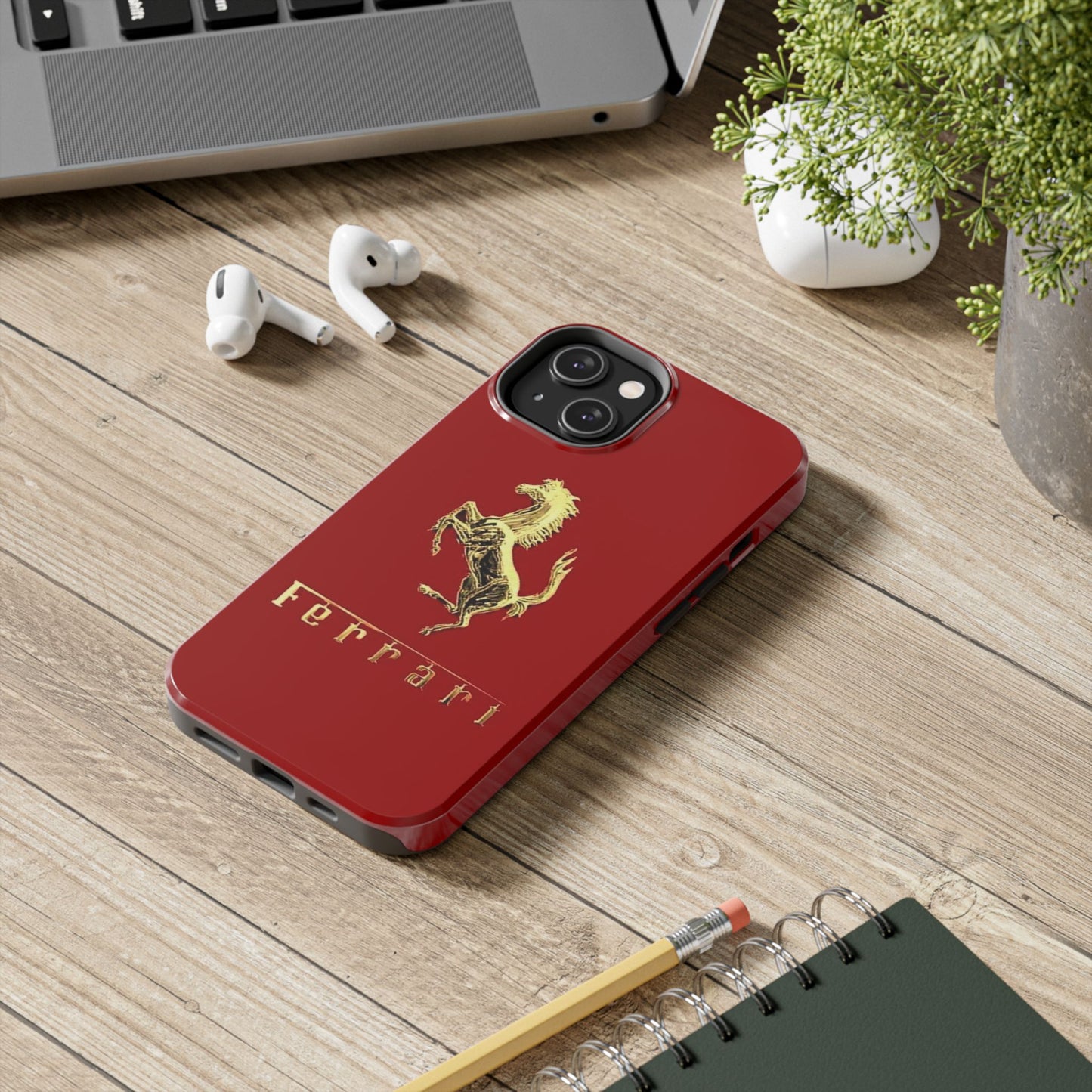 Ferrari Tough Phone Case, Durable Cell Phone Cover, Stylish Protection for Car Enthusiasts, Gift for Ferrari Lovers, Sports Car Accessory