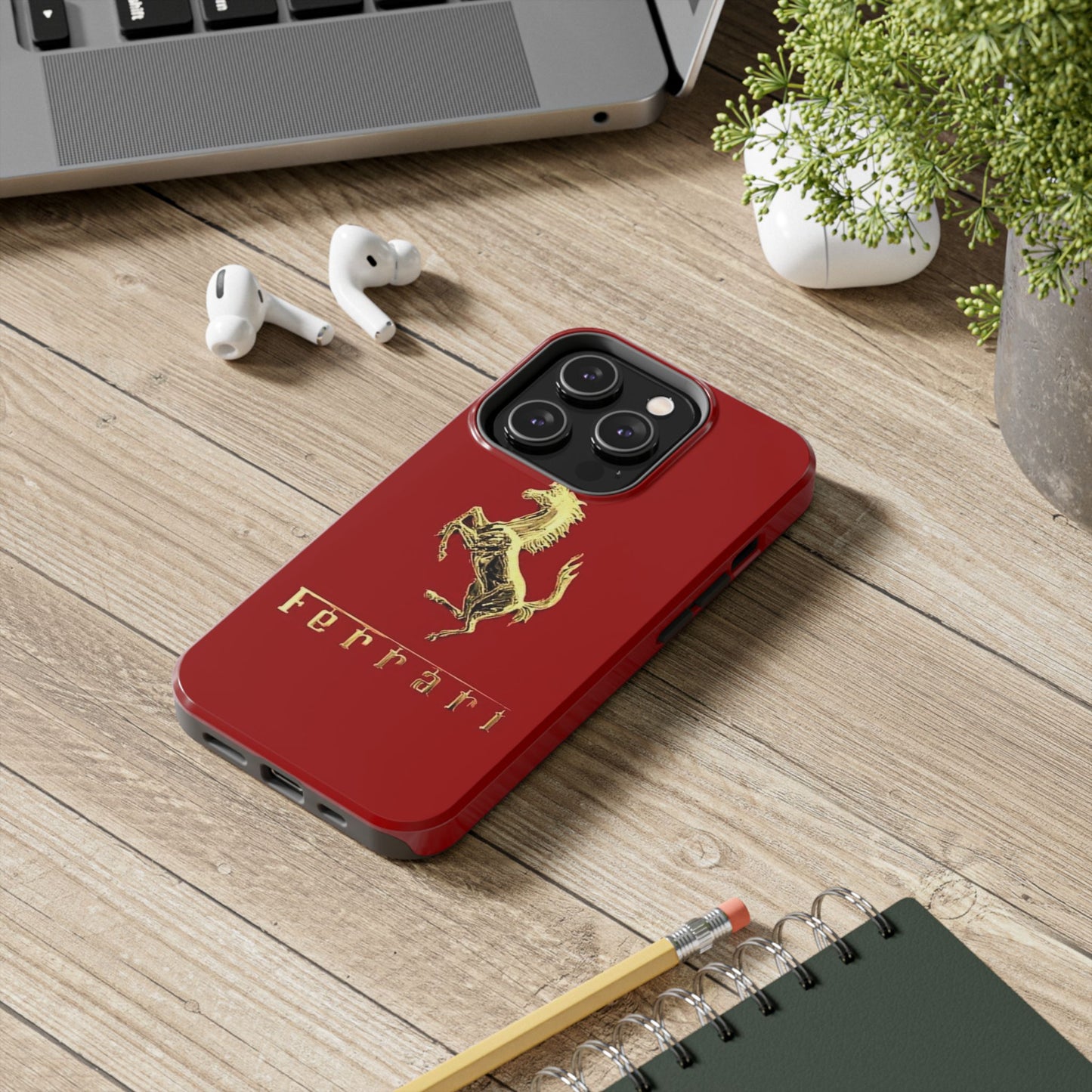 Ferrari Tough Phone Case, Durable Cell Phone Cover, Stylish Protection for Car Enthusiasts, Gift for Ferrari Lovers, Sports Car Accessory
