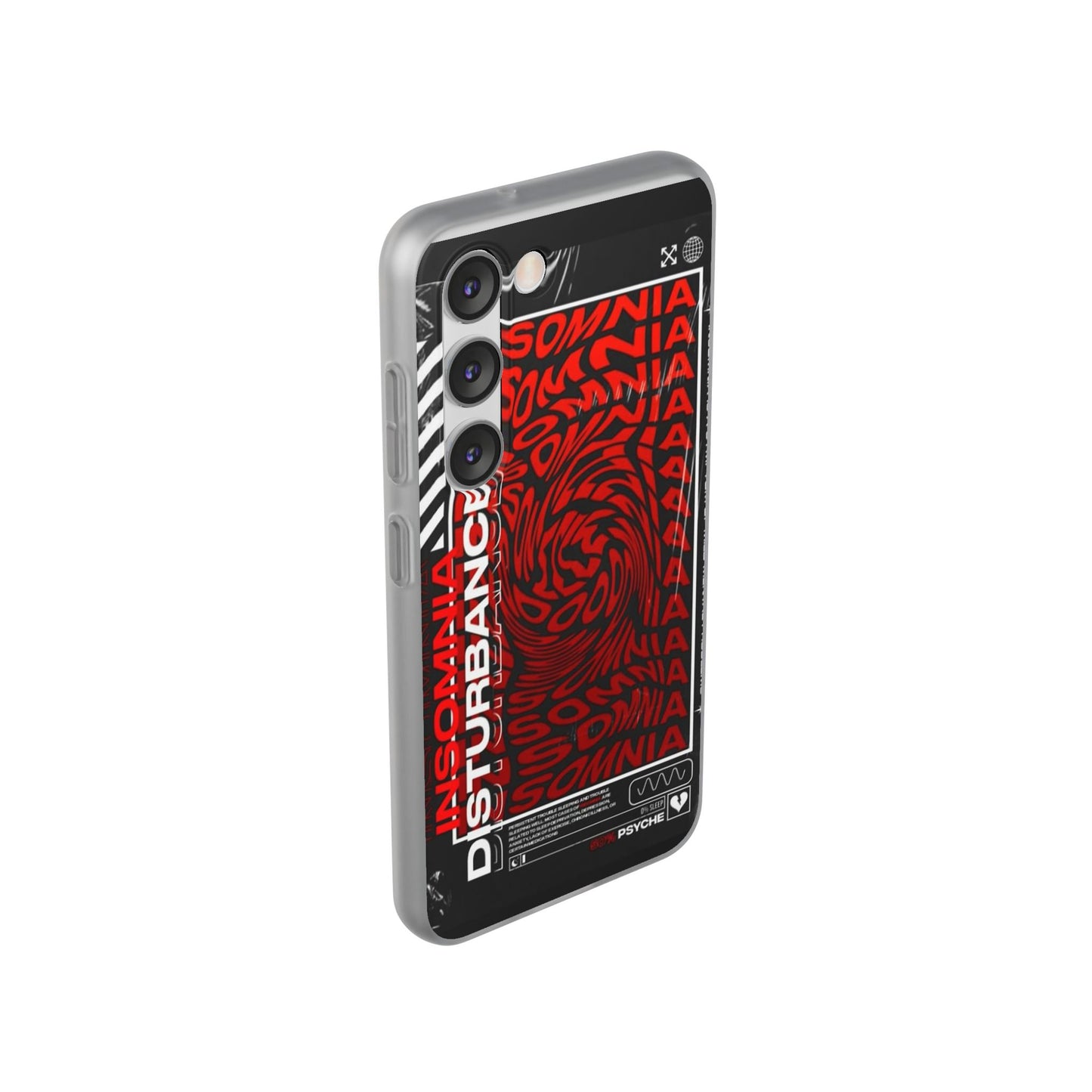 Insomnia Flexi Cases | Stylish Phone Cover for Night Owls, Unique Design, Perfect Gift for Students, Trendy Accessory, Phone Protection