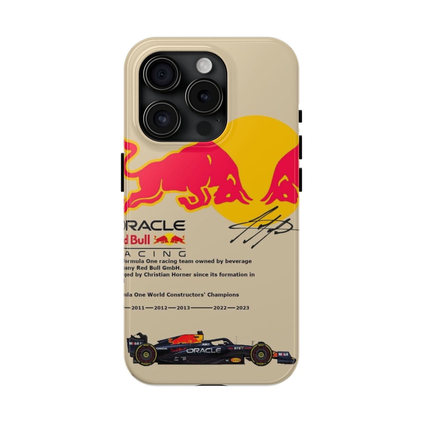 Red Bull Racing Tough Phone Cases | Stylish & Durable Cases for Racing Fans, Gift for Car Lovers, Unique Phone Accessories