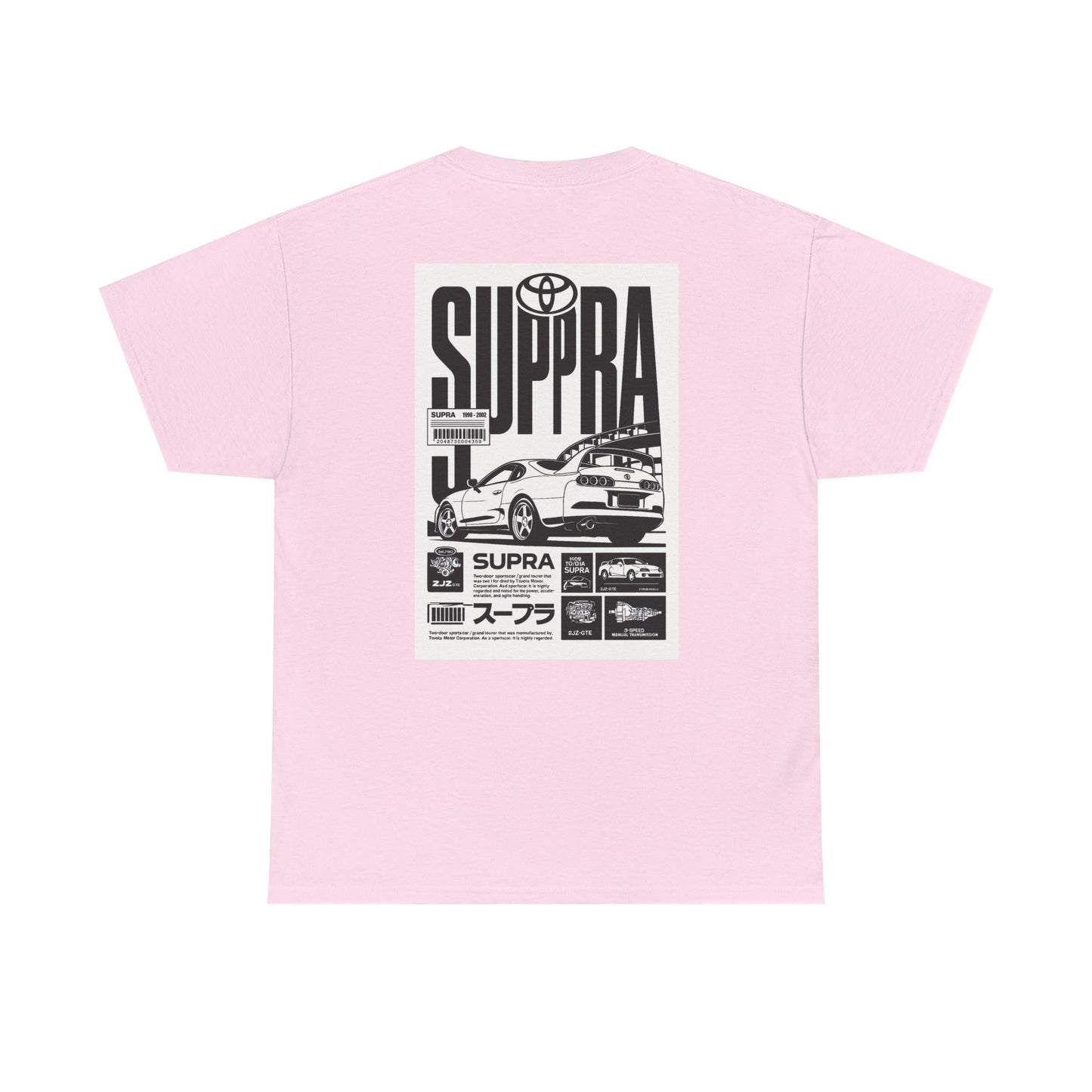 Toyota Supra Vintage Tee, Retro Car Shirt, Unisex Heavy Cotton T-Shirt, Classic Car Apparel, Racing Gift for Enthusiasts, Car Lover Top
