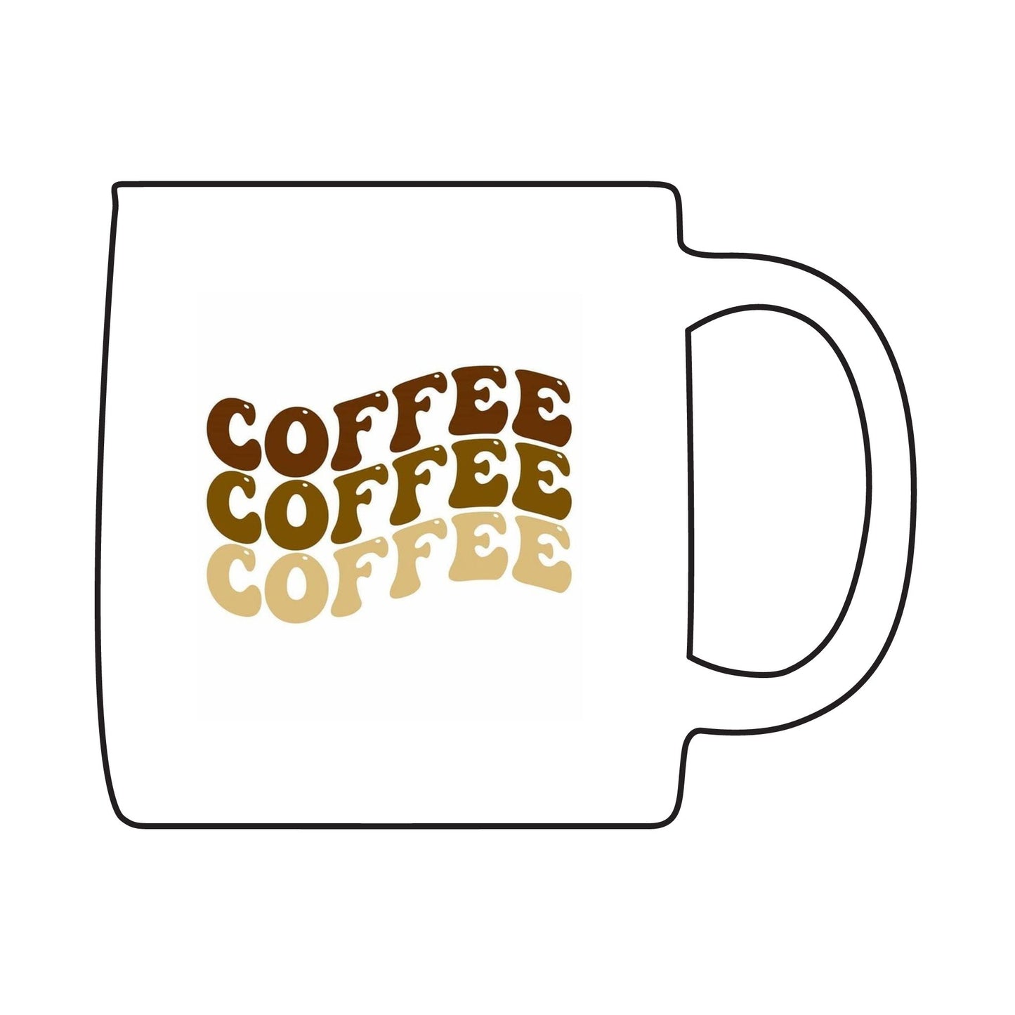 Retro Coffee Mug - Engraved 12.25oz, Fun Gifts for Coffee Lovers, Personalized Drinkware for Home/Office, Perfect for Birthdays