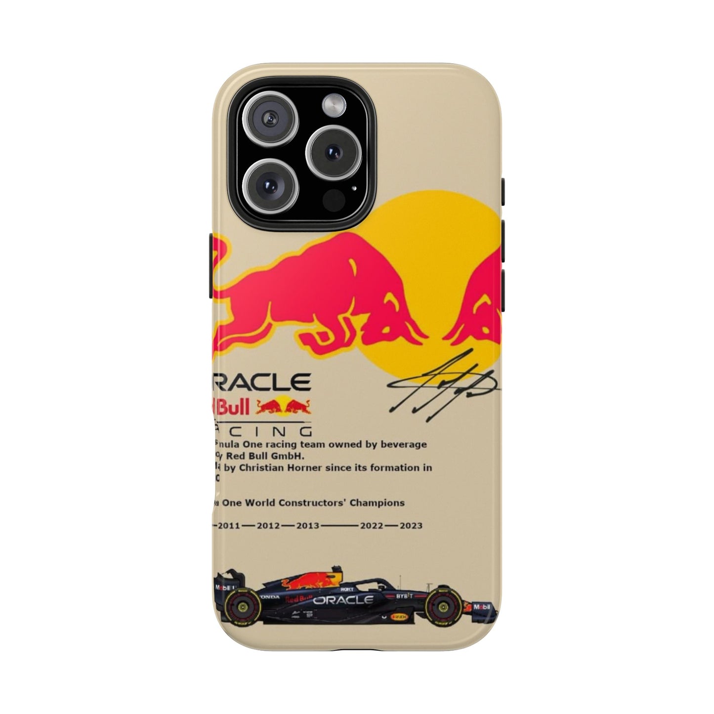 Red Bull Racing Tough Phone Cases | Stylish & Durable Cases for Racing Fans, Gift for Car Lovers, Unique Phone Accessories
