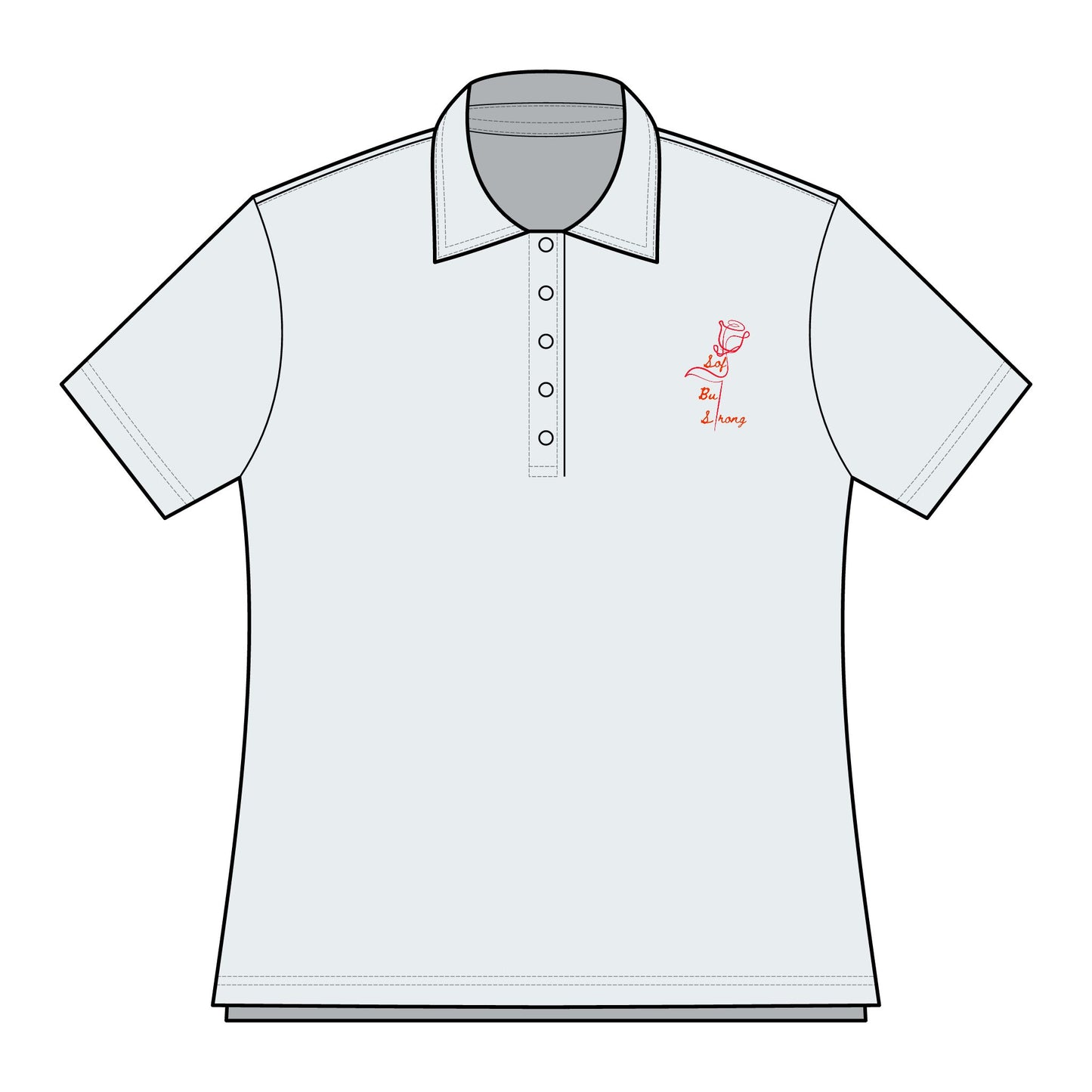 Ladies Oceanside Polo Shirt - Casual Beachwear, Personalized Summer Top, Vacation Essential, Gift for Her, Nautical Style