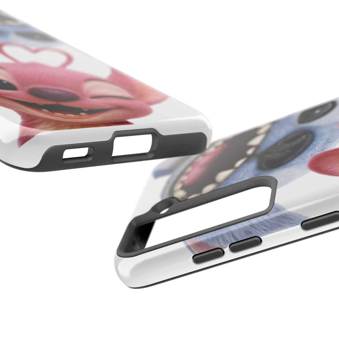 Playful Cartoon Phone Cases - Tough Cases for Kids & Teens, Cute Gift for Birthdays, Fun Accessories, Protection Cases, Character Design