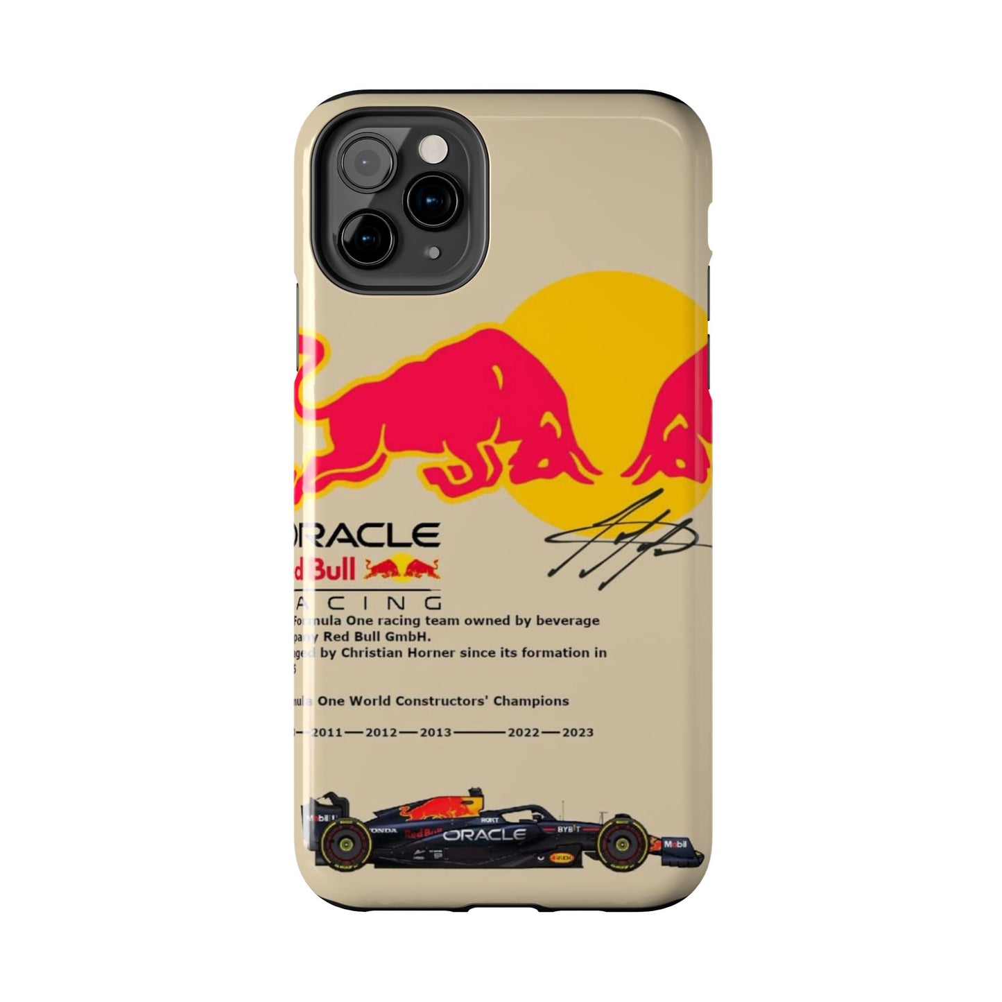 Red Bull Racing Tough Phone Cases | Stylish & Durable Cases for Racing Fans, Gift for Car Lovers, Unique Phone Accessories