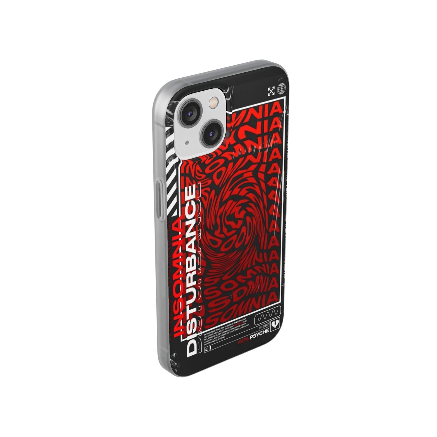 Insomnia Flexi Cases | Stylish Phone Cover for Night Owls, Unique Design, Perfect Gift for Students, Trendy Accessory, Phone Protection