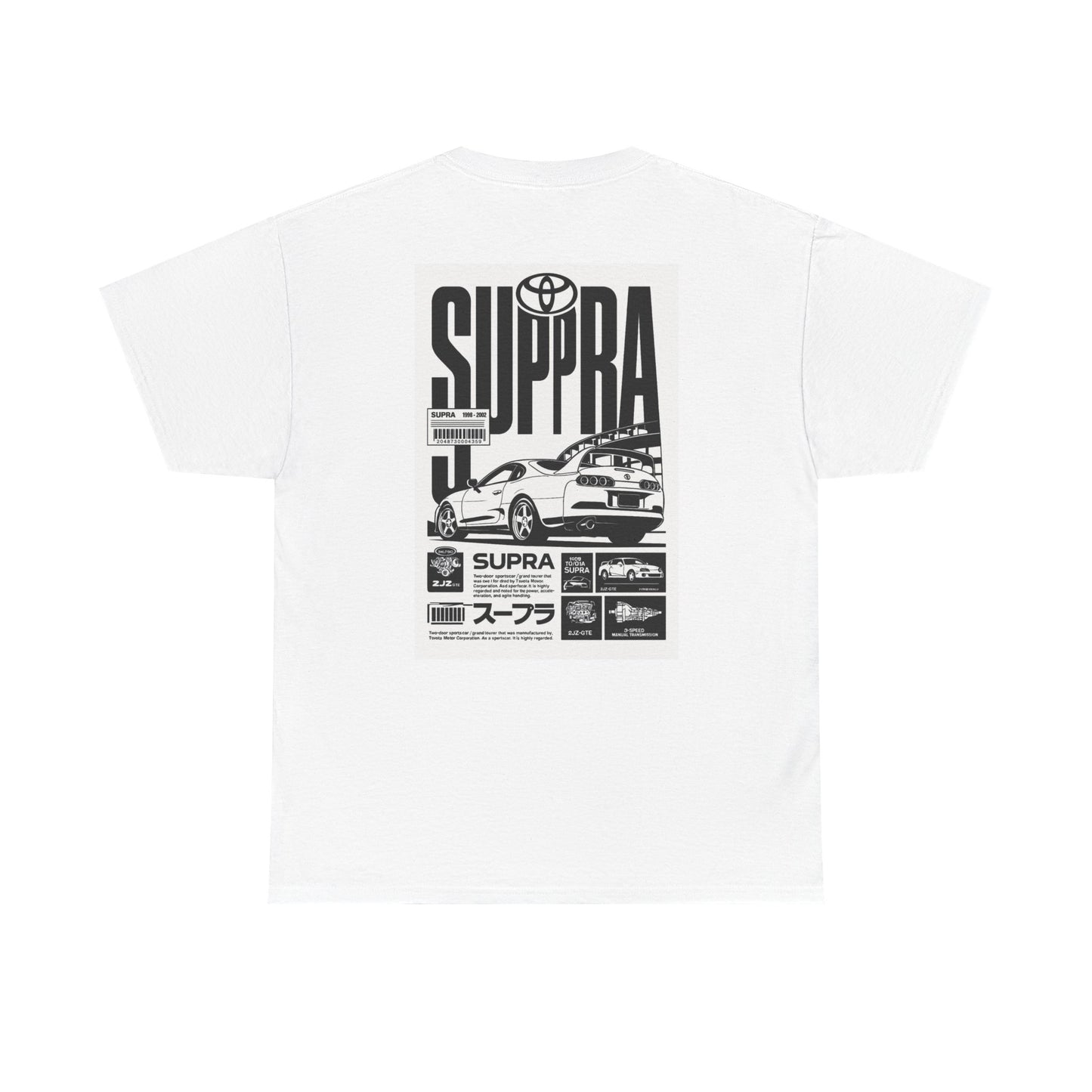 Toyota Supra Vintage Tee, Retro Car Shirt, Unisex Heavy Cotton T-Shirt, Classic Car Apparel, Racing Gift for Enthusiasts, Car Lover Top