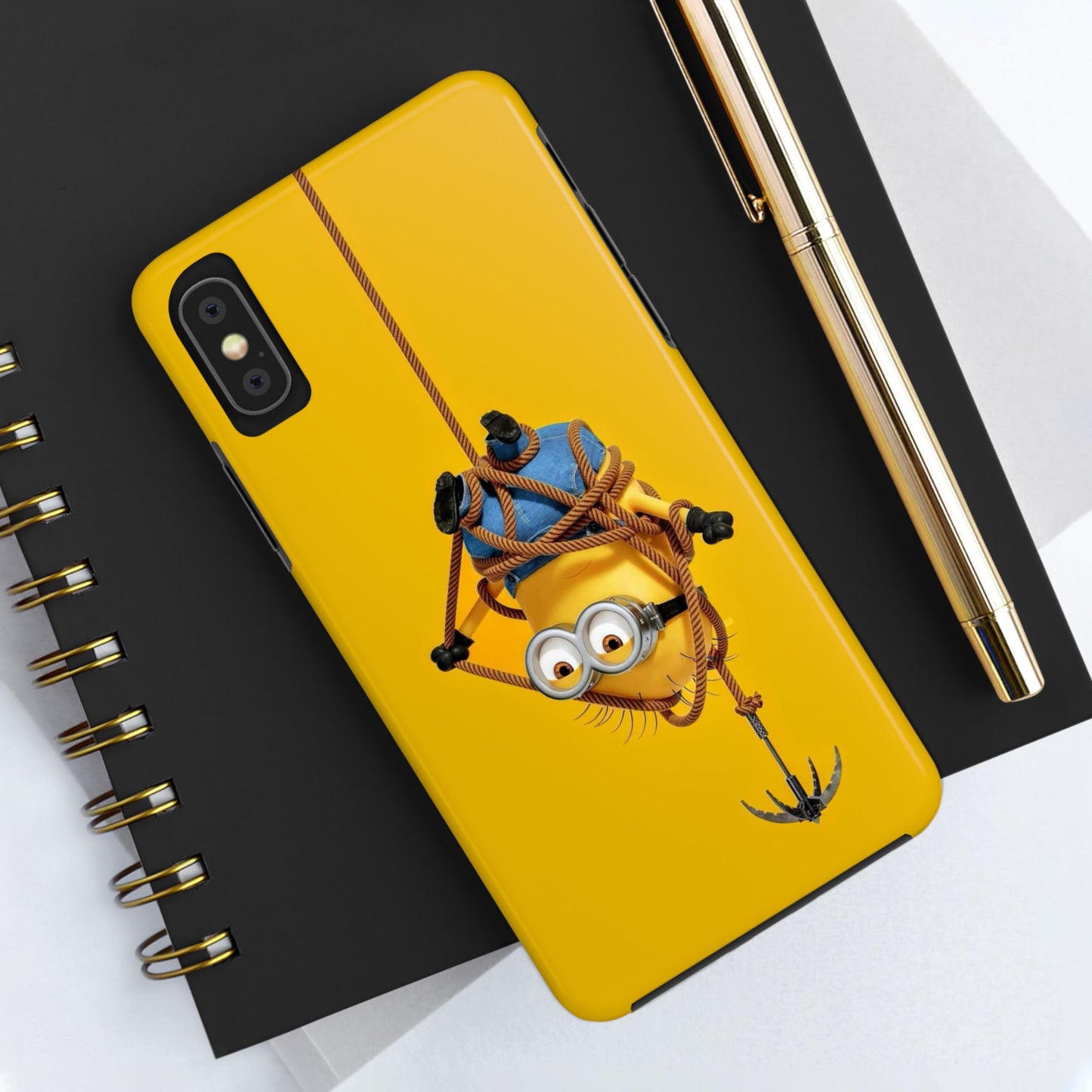 Playful Minion Phone Cases, Tough Phone Covers, Fun Tech Accessories, Gifts for Kids, Unique Cell Phone Cases