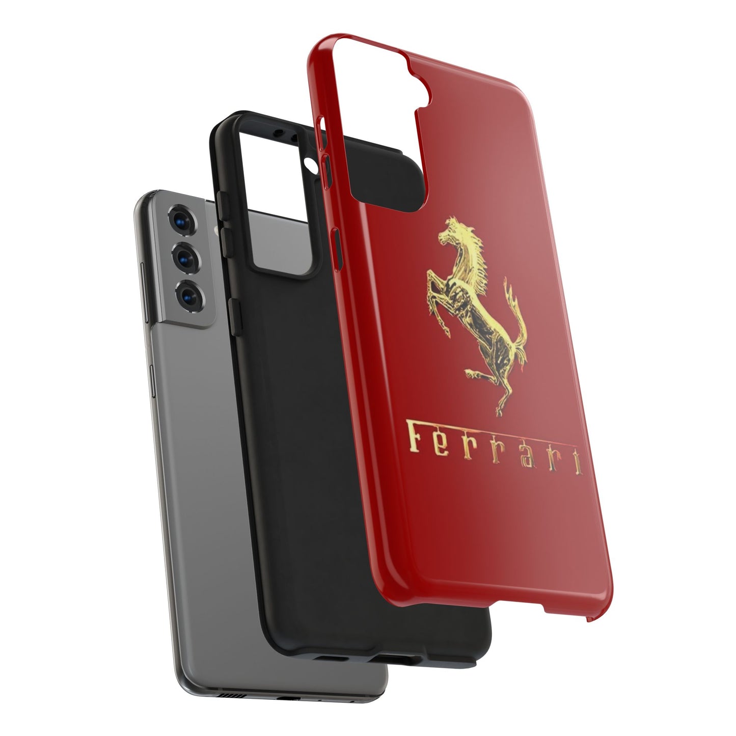 Ferrari Tough Phone Case, Durable Cell Phone Cover, Stylish Protection for Car Enthusiasts, Gift for Ferrari Lovers, Sports Car Accessory