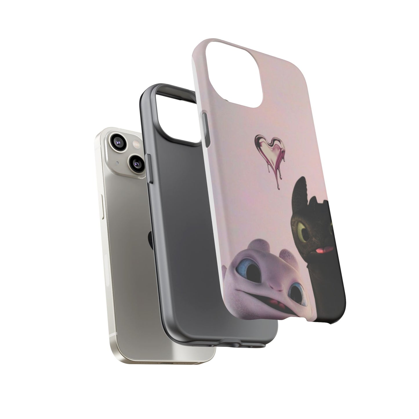Cute Character Phone Case, Durable Protection, Gift for Kids, Birthday, Cartoon Lovers, Fun Accessories