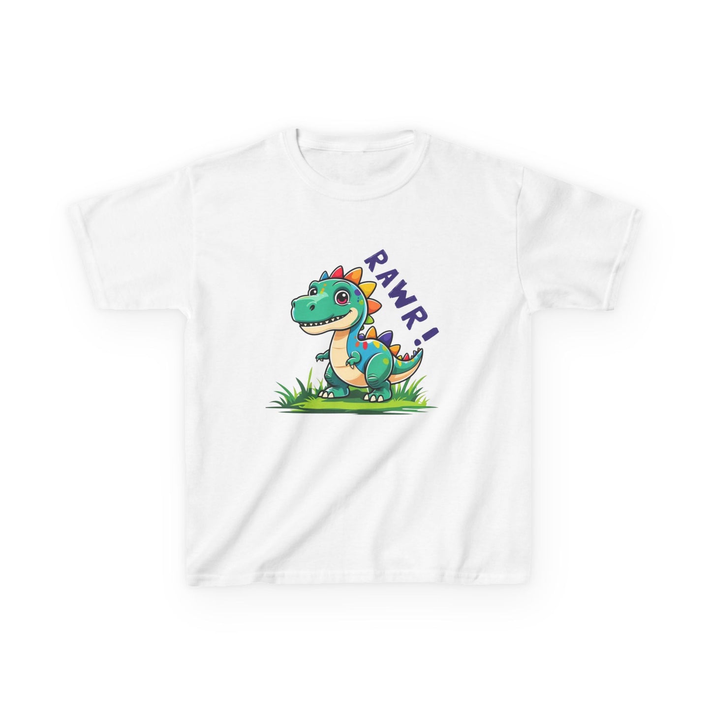 Dinosaur Kids Tee | Cute RAWR! Graphic Tee for Boys & Girls, Dino Lovers Gift, Birthday Party Outfit, Playful T-Shirt
