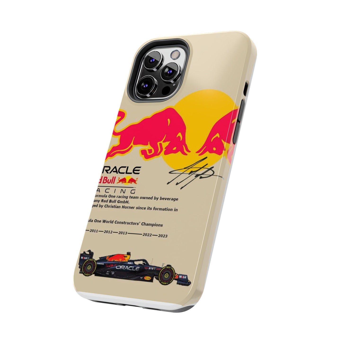 Red Bull Racing Tough Phone Cases | Stylish & Durable Cases for Racing Fans, Gift for Car Lovers, Unique Phone Accessories