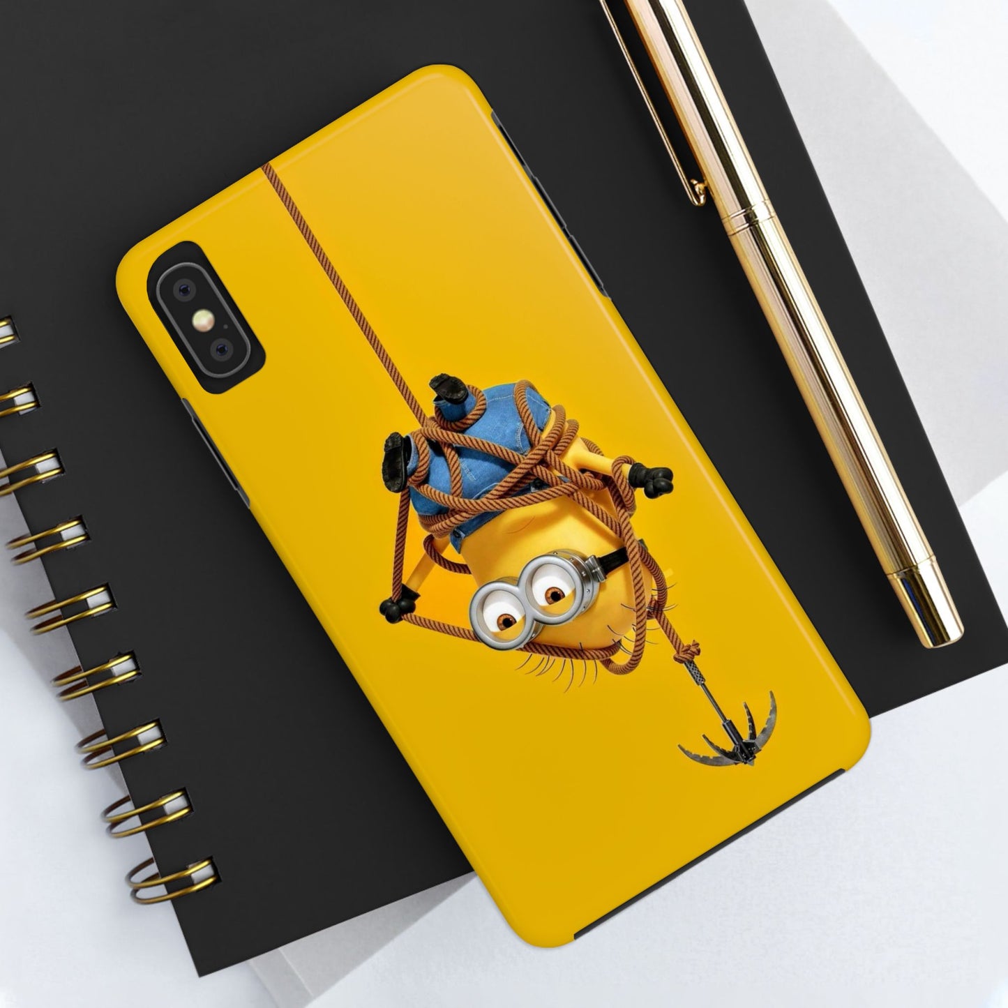 Playful Minion Phone Cases, Tough Phone Covers, Fun Tech Accessories, Gifts for Kids, Unique Cell Phone Cases