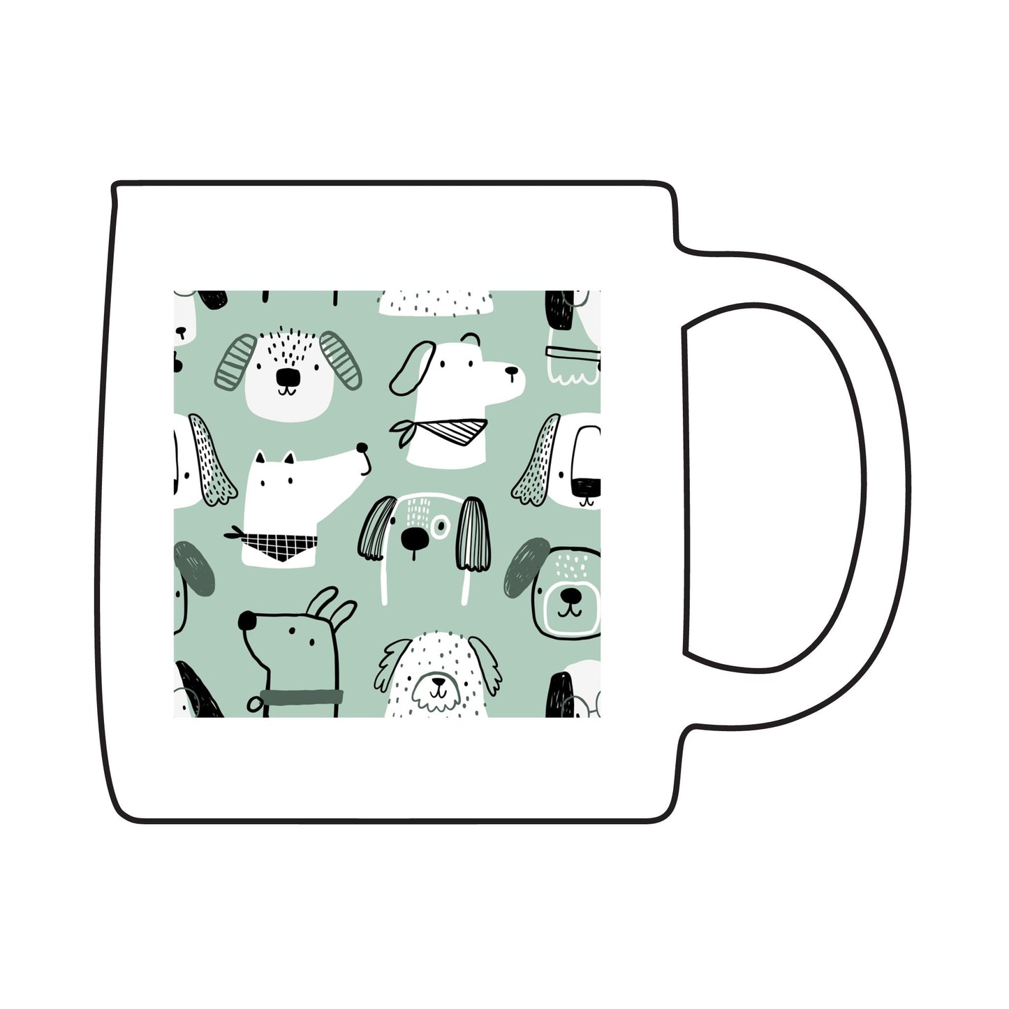 Dog Lover's Engraved Glass Coffee Mug, Pet-Themed Gift, Personalized Cup, Animal Lover's Mug, Cute Puppy Design