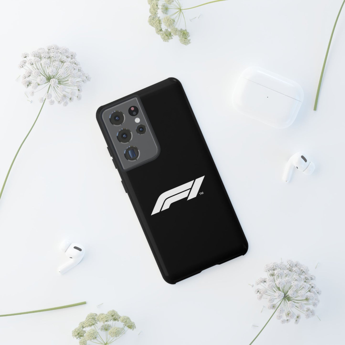 F1 Racing Phone Case – Tough Cases, Formula 1 Gift, Race Car Lover Accessory, Motorsport Merchandise, Black Phone Cover