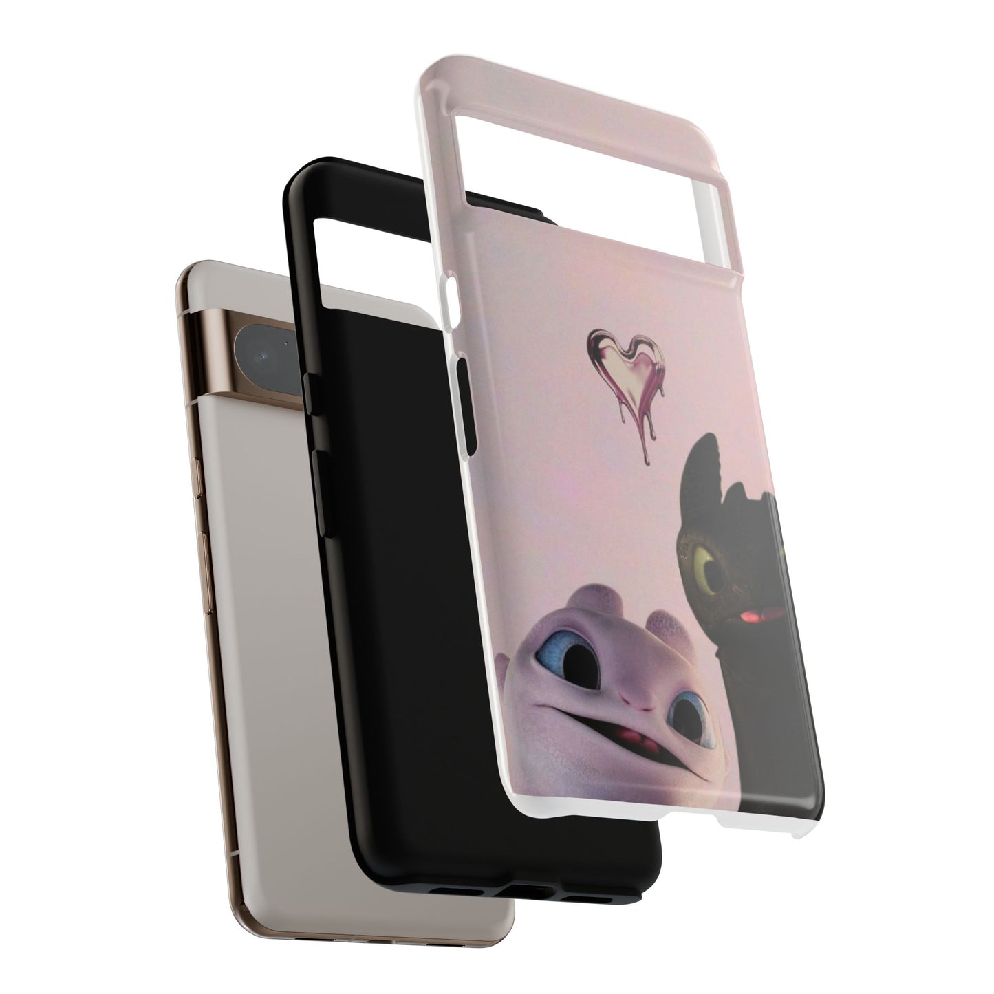 Cute Character Phone Case, Durable Protection, Gift for Kids, Birthday, Cartoon Lovers, Fun Accessories