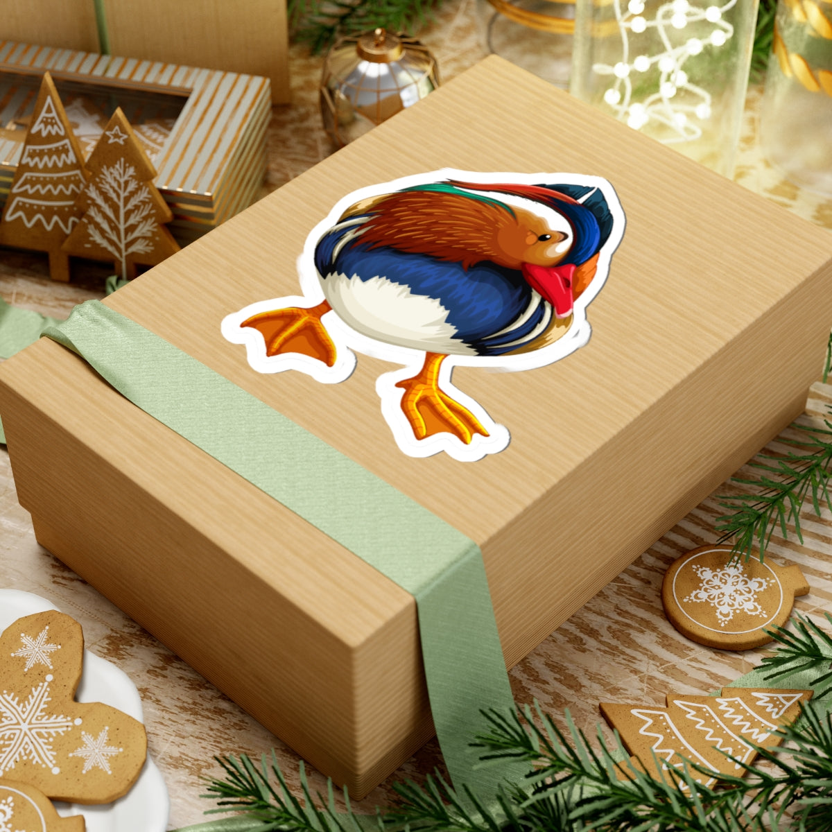 Vibrant Duck Stickers for Nature Lovers, Cute Aesthetic Vinyl Decals, Laptop Stickers, Waterproof Decor, Gift for Bird Enthusiasts