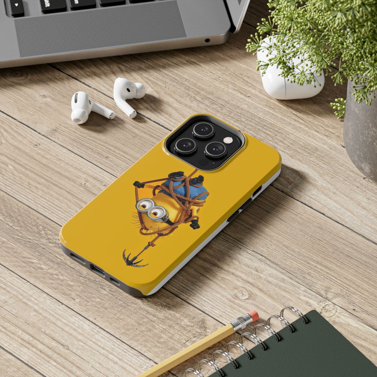 Playful Minion Phone Cases, Tough Phone Covers, Fun Tech Accessories, Gifts for Kids, Unique Cell Phone Cases