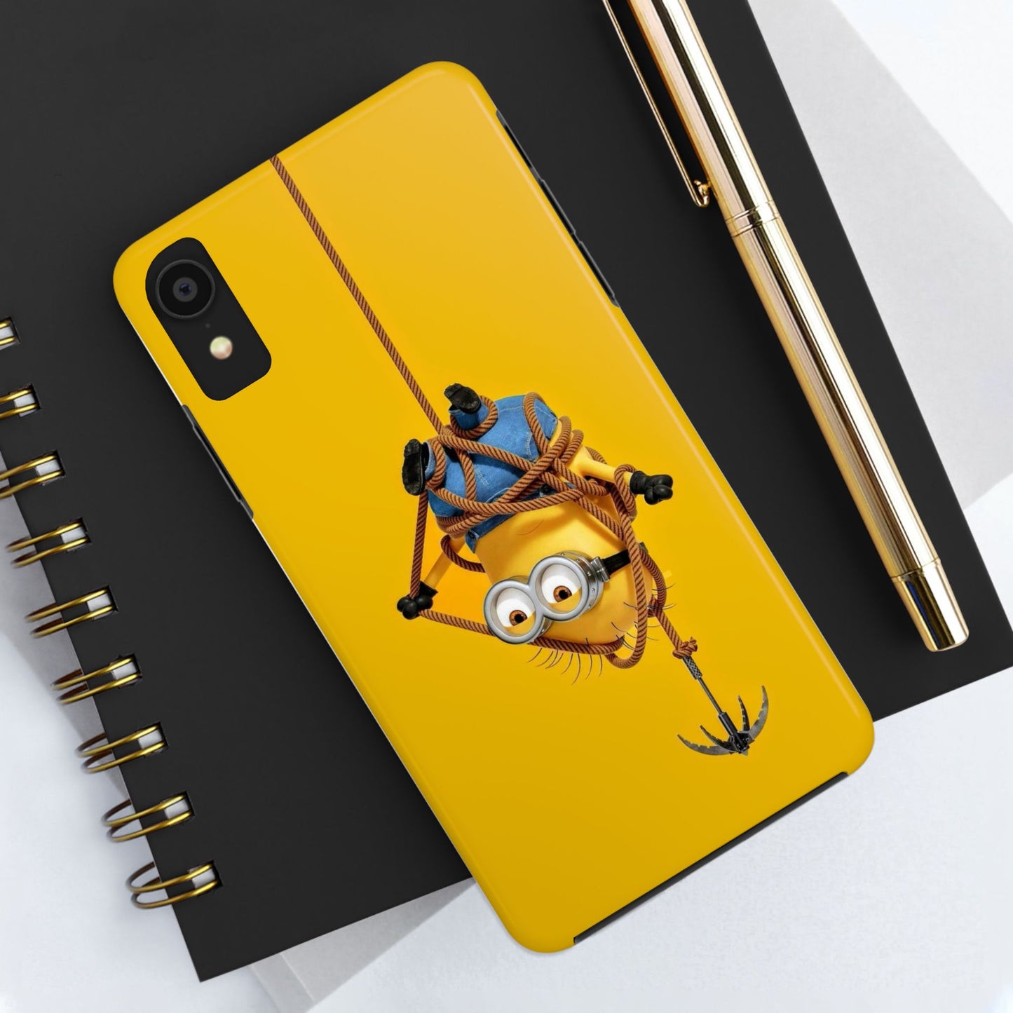 Playful Minion Phone Cases, Tough Phone Covers, Fun Tech Accessories, Gifts for Kids, Unique Cell Phone Cases