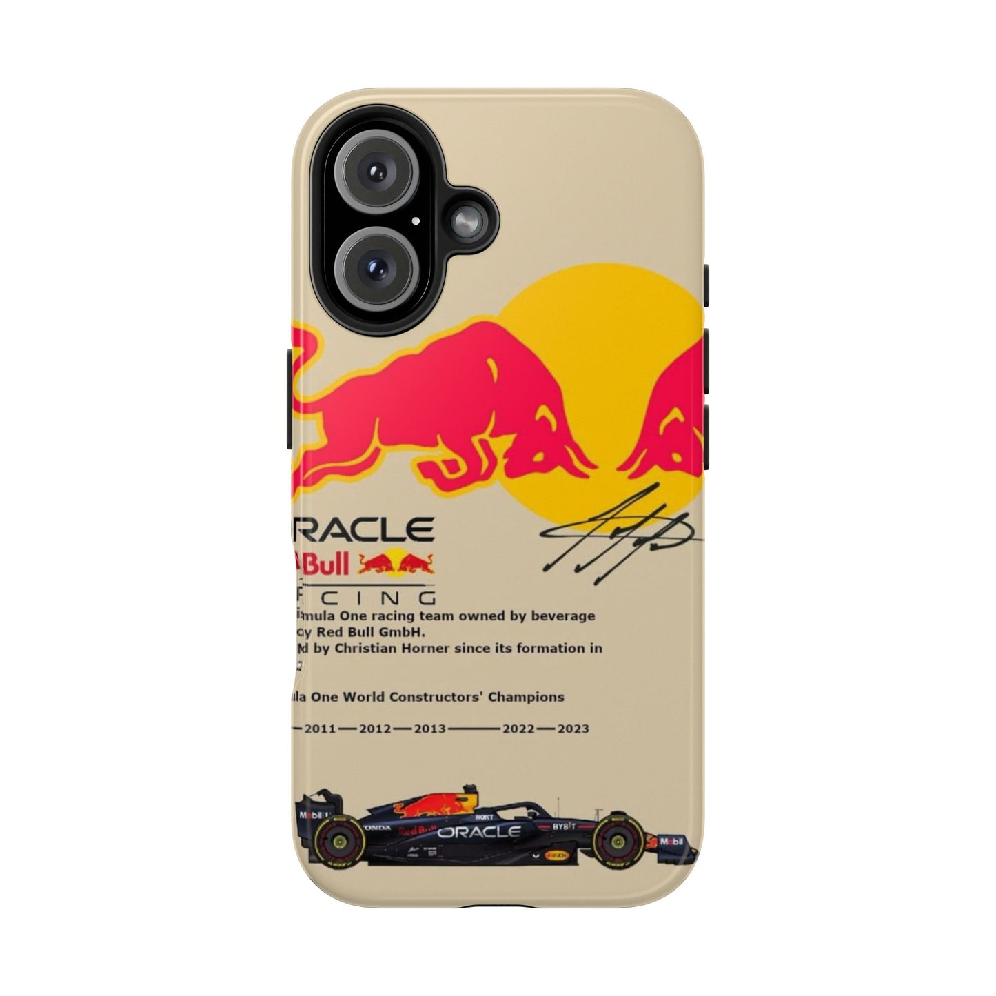 Red Bull Racing Tough Phone Cases | Stylish & Durable Cases for Racing Fans, Gift for Car Lovers, Unique Phone Accessories