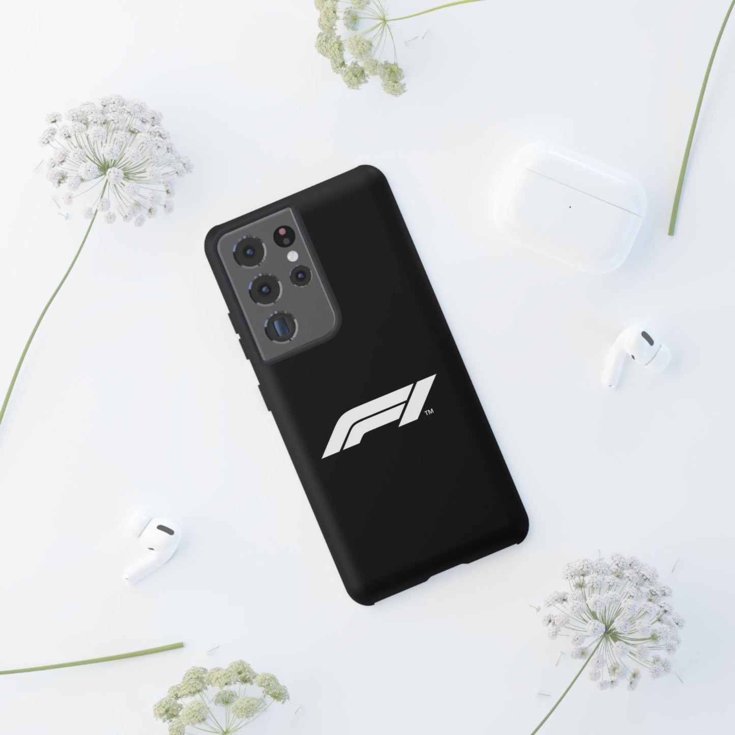 F1 Racing Phone Case – Tough Cases, Formula 1 Gift, Race Car Lover Accessory, Motorsport Merchandise, Black Phone Cover