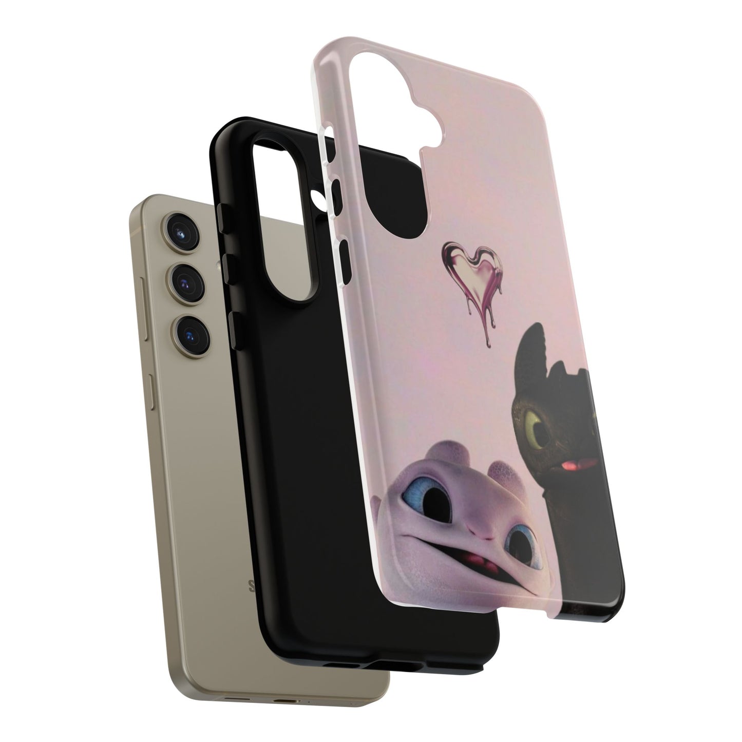 Cute Character Phone Case, Durable Protection, Gift for Kids, Birthday, Cartoon Lovers, Fun Accessories