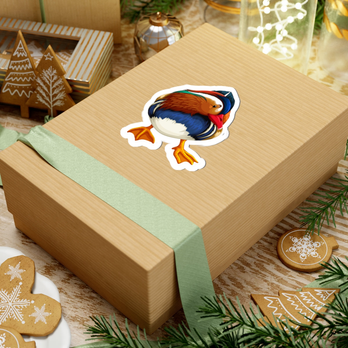 Vibrant Duck Stickers for Nature Lovers, Cute Aesthetic Vinyl Decals, Laptop Stickers, Waterproof Decor, Gift for Bird Enthusiasts