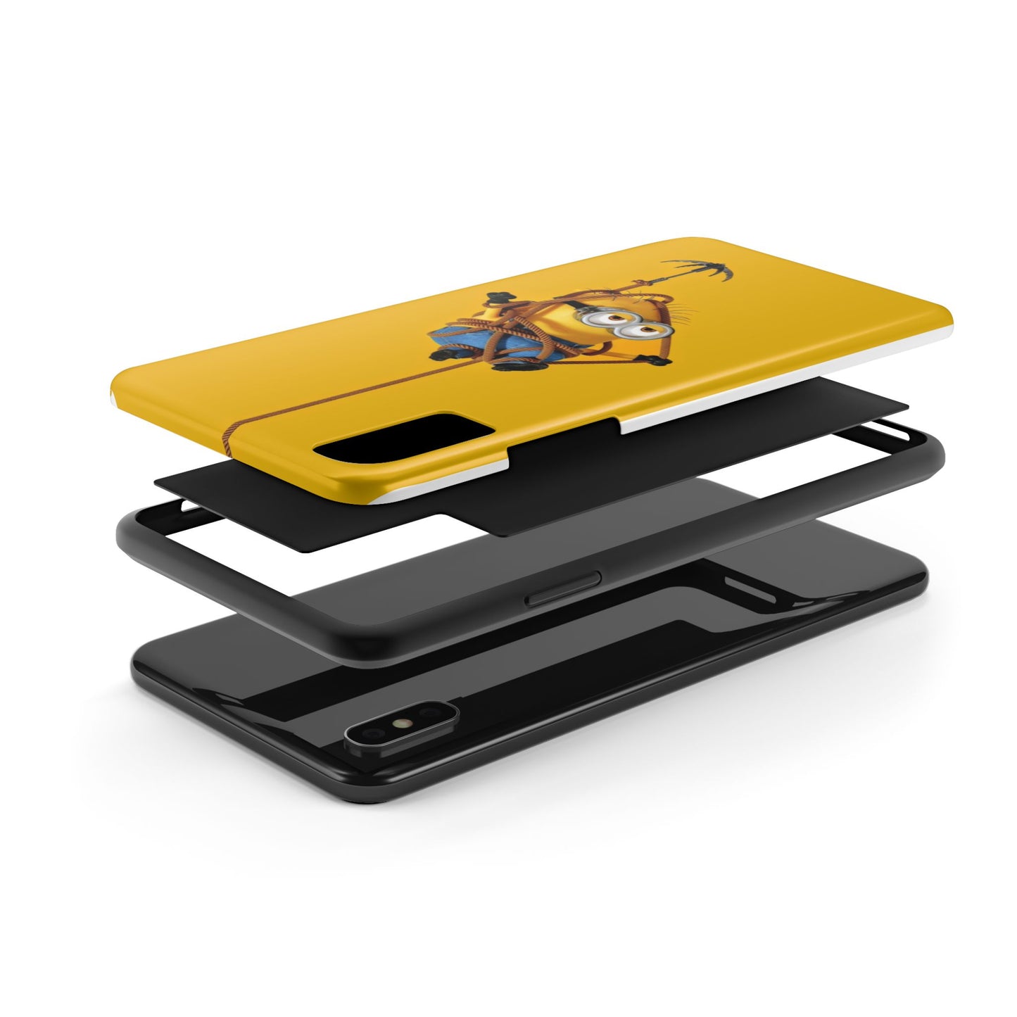 Playful Minion Phone Cases, Tough Phone Covers, Fun Tech Accessories, Gifts for Kids, Unique Cell Phone Cases