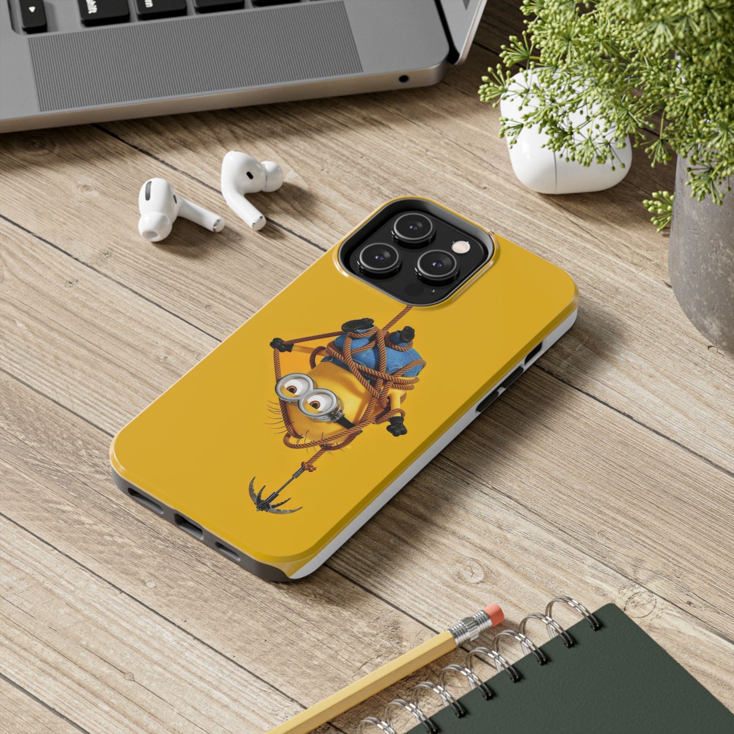Playful Minion Phone Cases, Tough Phone Covers, Fun Tech Accessories, Gifts for Kids, Unique Cell Phone Cases