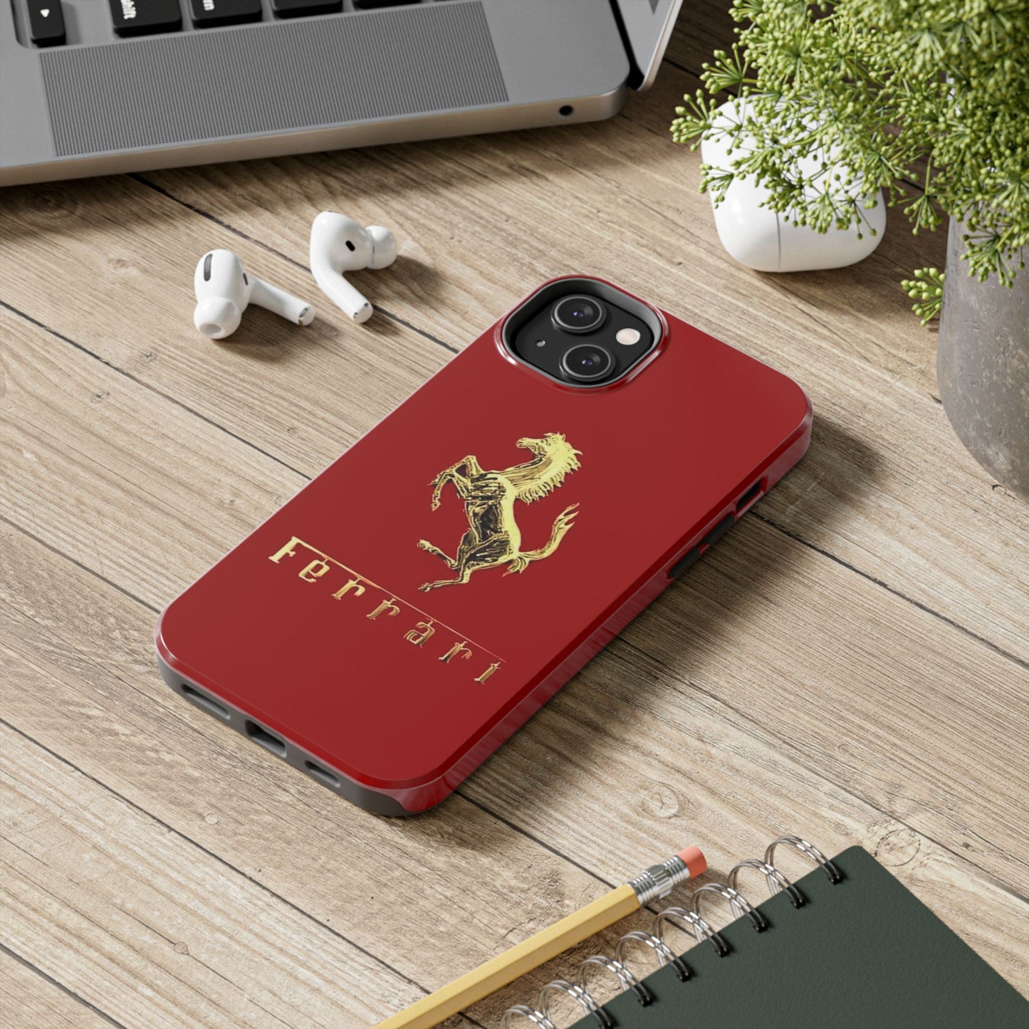 Ferrari Tough Phone Case, Durable Cell Phone Cover, Stylish Protection for Car Enthusiasts, Gift for Ferrari Lovers, Sports Car Accessory