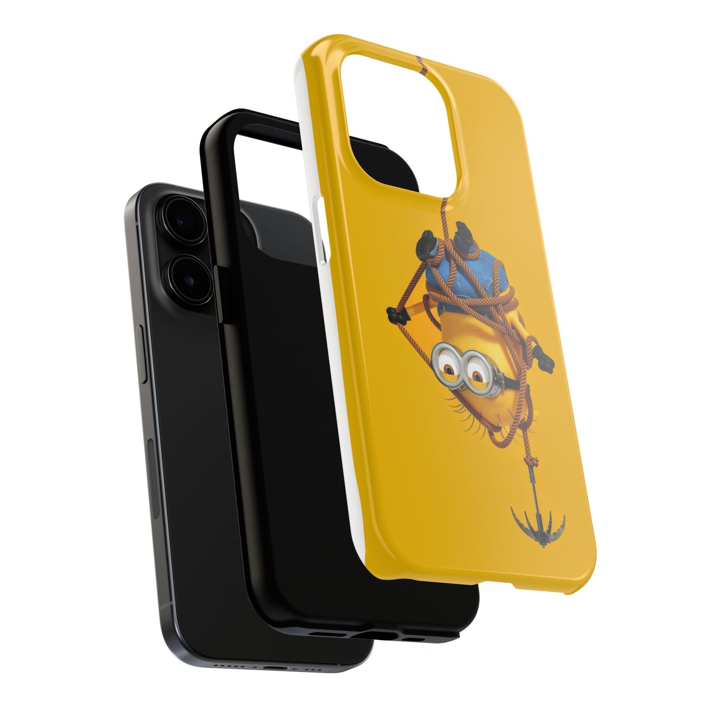 Playful Minion Phone Cases, Tough Phone Covers, Fun Tech Accessories, Gifts for Kids, Unique Cell Phone Cases