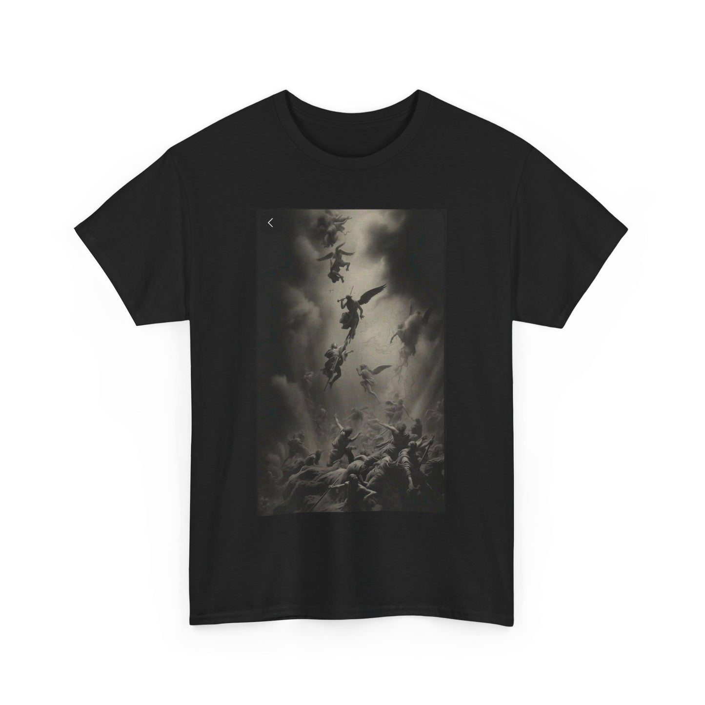 Dark Angels Unisex Cotton Tee, Inspirational T-Shirt, Gothic Fashion, Grunge Style, Gift for Him/Her, Unique Graphic Tee
