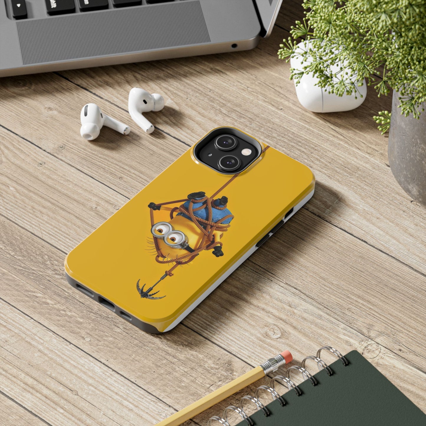 Playful Minion Phone Cases, Tough Phone Covers, Fun Tech Accessories, Gifts for Kids, Unique Cell Phone Cases