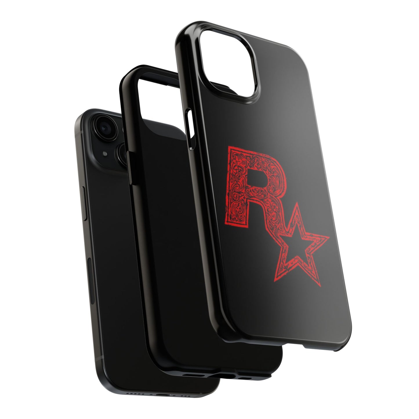 Tough Phone Cases with Artistic Red Star Design, Cool Tech Accessories, Gift for Gamers, Trendy Phone Protection, Stylish Cases for [...]