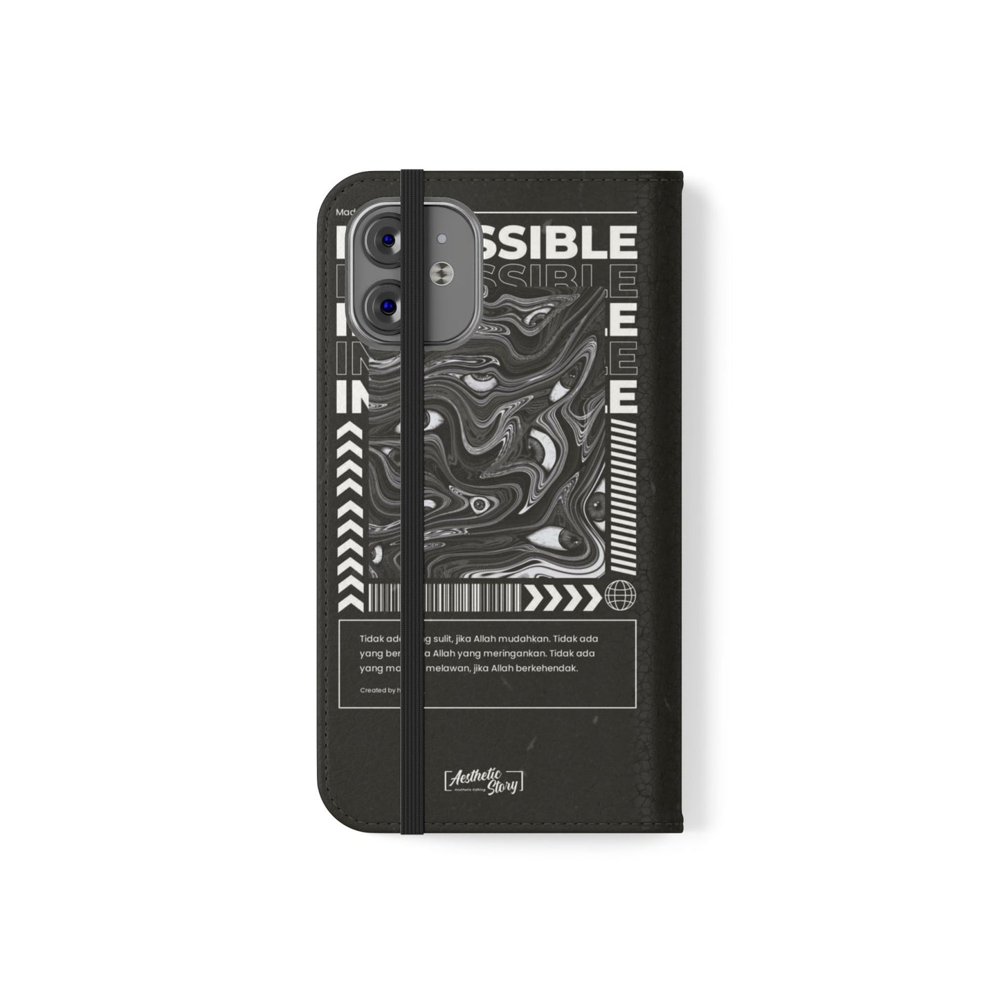 Stylish Flip Phone Cases, Personalized Phone Wallet, Minimalist Tech Accessory, Gift for Him/Her, Unique Phone Cover